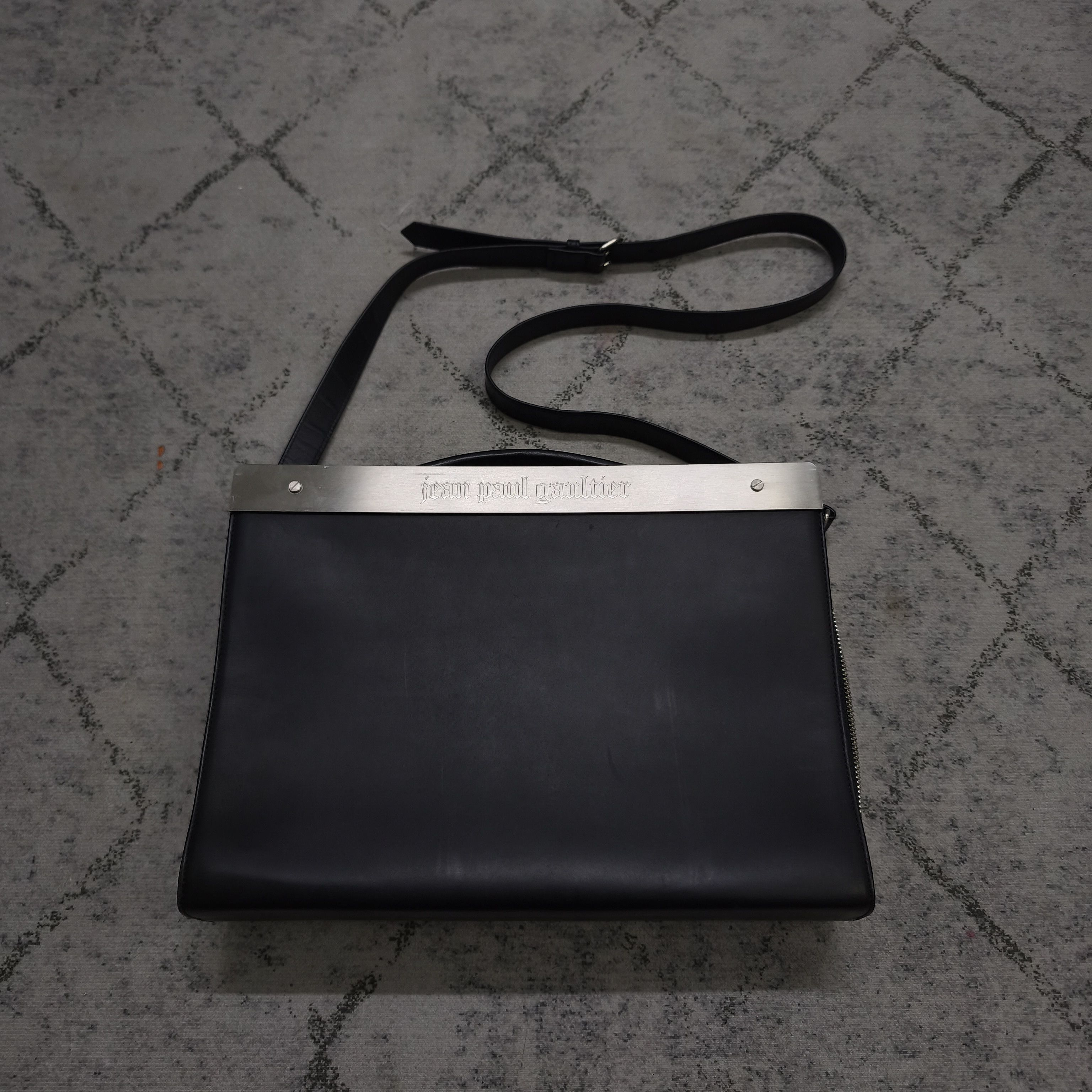 Jean Paul Gaultier バッグ Vintage Jean Paul Gaultier Dragon Shoulder Bag Zip Split