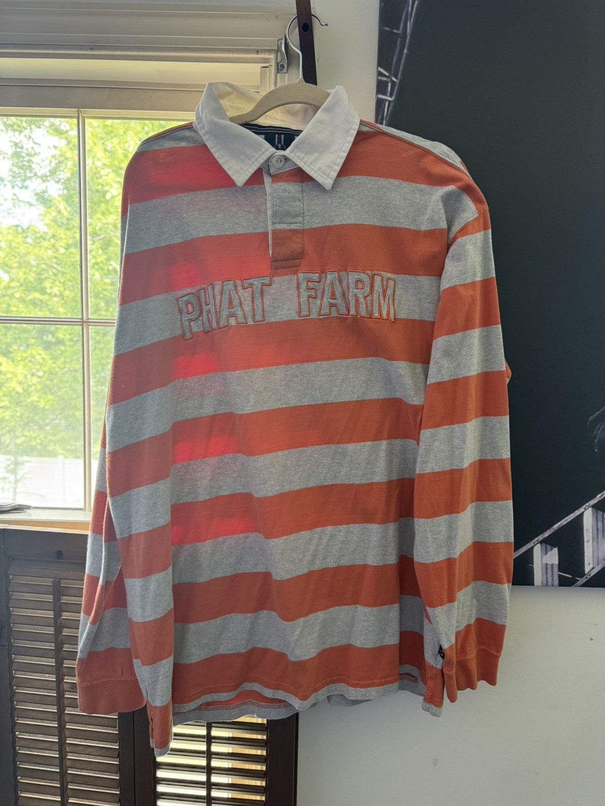 phat farm ポロシャツ　長袖ラガー Phat Farm Polo Shirt | Grailed