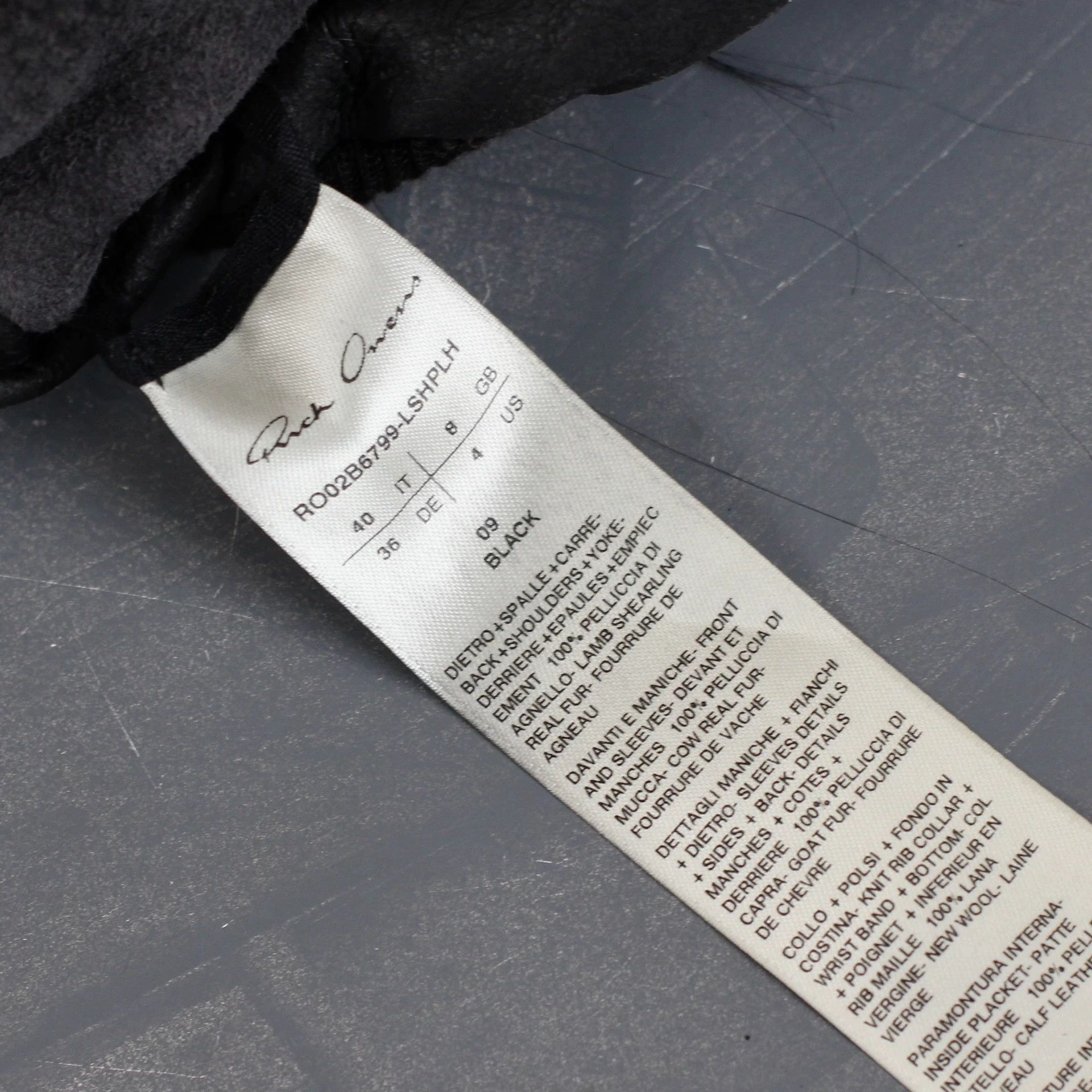 Rick Owens Rickowens Main Line, Multi-Material Patchwork Shearling Coat Size US S / EU 44-46 / 1 - 5 Thumbnail
