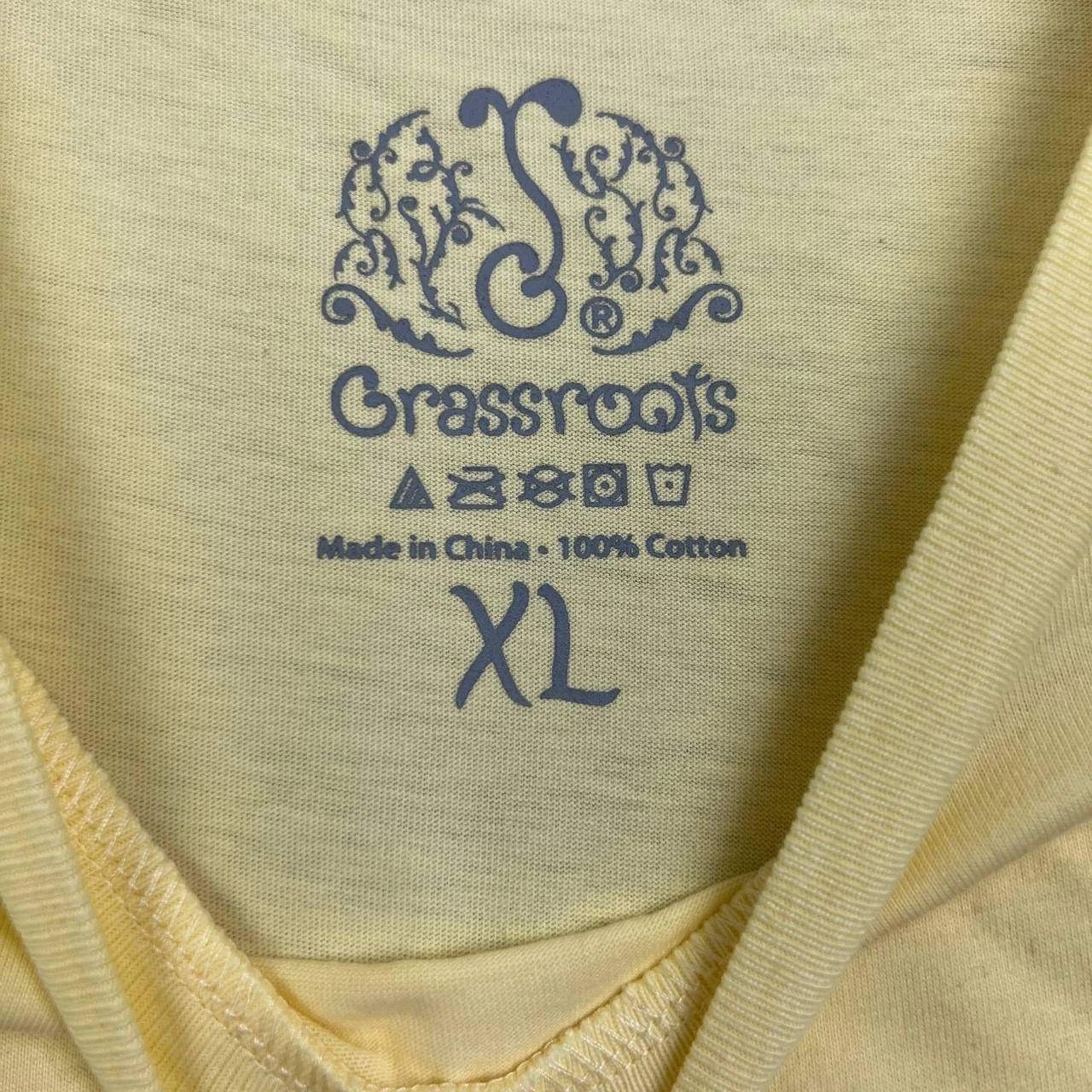 Grassroots California Greg Lutzka Shirt Men Yellow Short Sleeve Cotton XL Size US XL / EU 56 / 4 - 3 Thumbnail