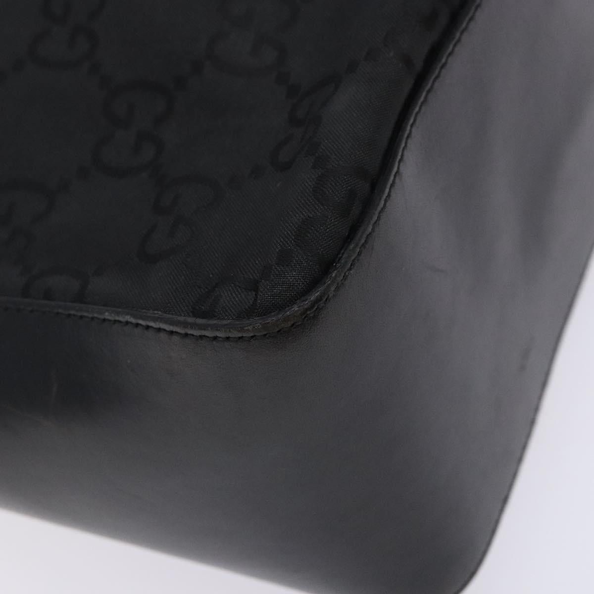 Gucci GUCCI GG Canvas Shoulder Bag Nylon Black Silver 001 001 Size ONE SIZE - 11 Thumbnail
