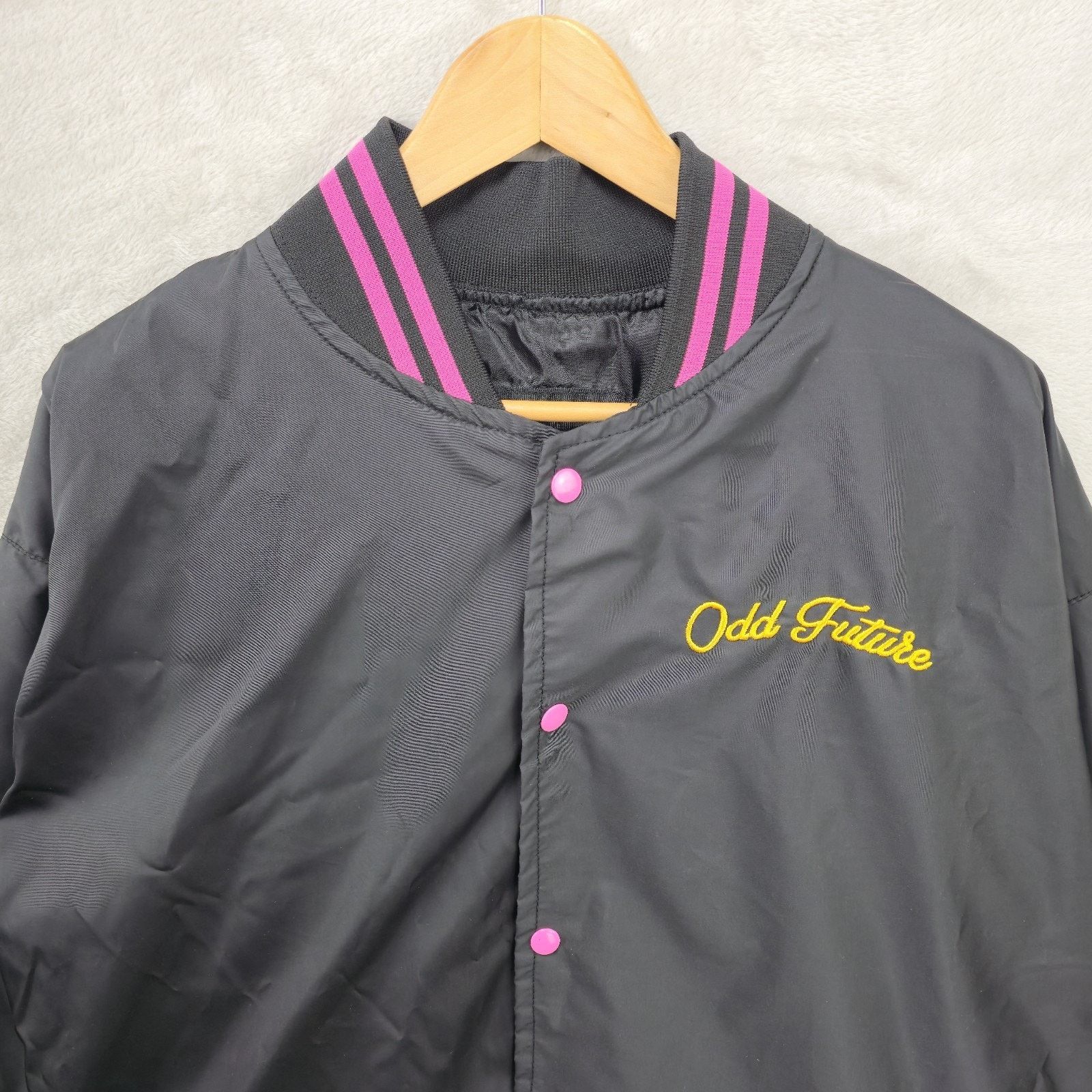 Odd Future OFWGKTA Varsity Bomber Jacket Mens Large Roses