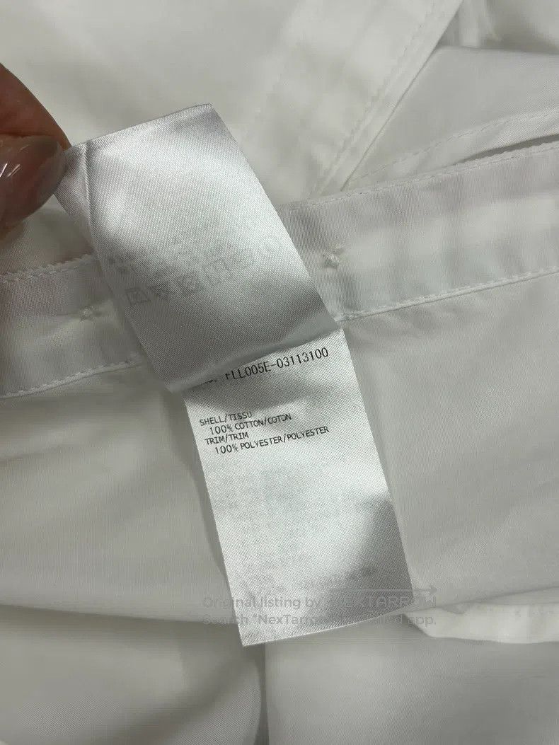 Thom Browne Thom Browne White Long Sleeve Shirt Size XS / US 0-2 / IT 36-38 - 7 Thumbnail