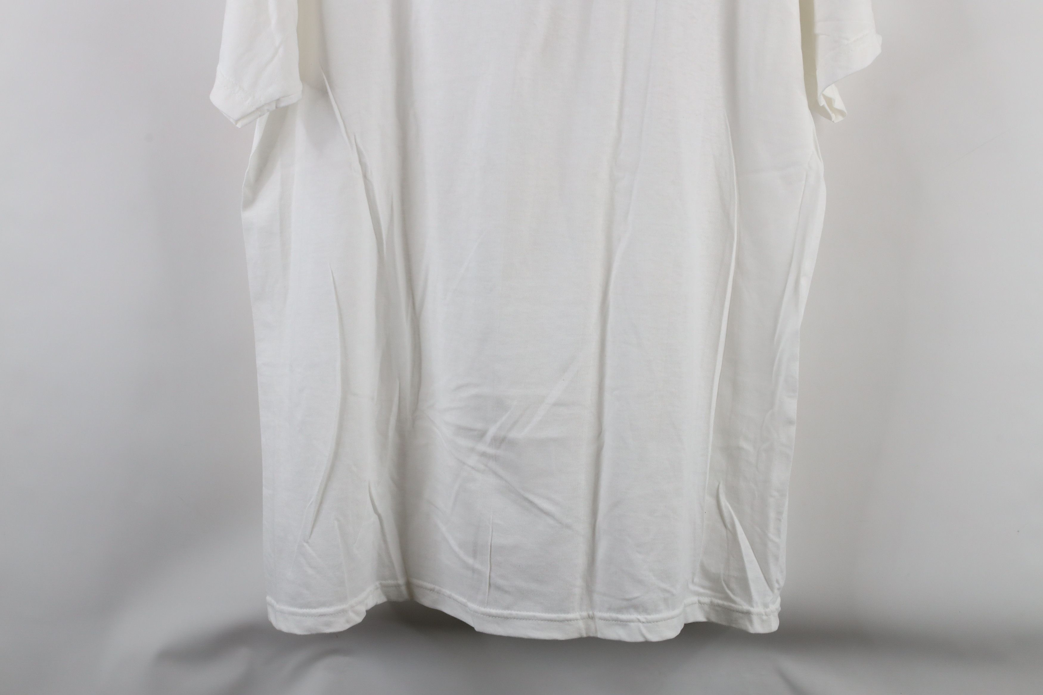 Vintage Vintage 90s Streetwear Cotton Short Sleeve T-Shirt White Size US L / EU 52-54 / 3 - 8 Thumbnail