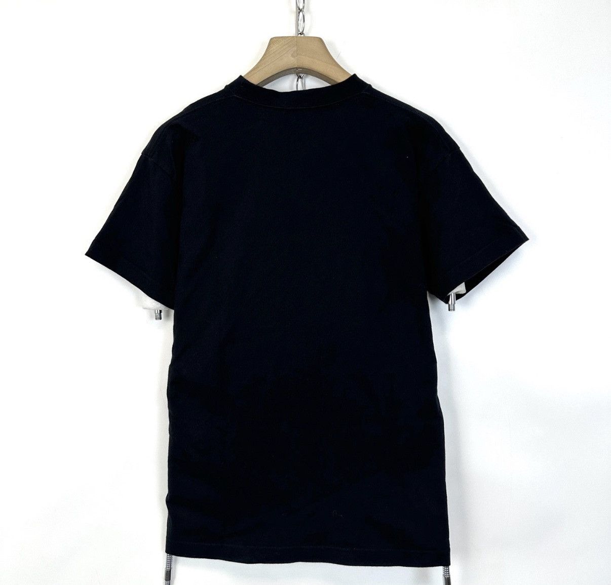 Balenciaga Balenciaga Black Crystal Double B Lock Logo Short Sleeve K12 Size US XXS / EU 40 - 2 Thumbnail