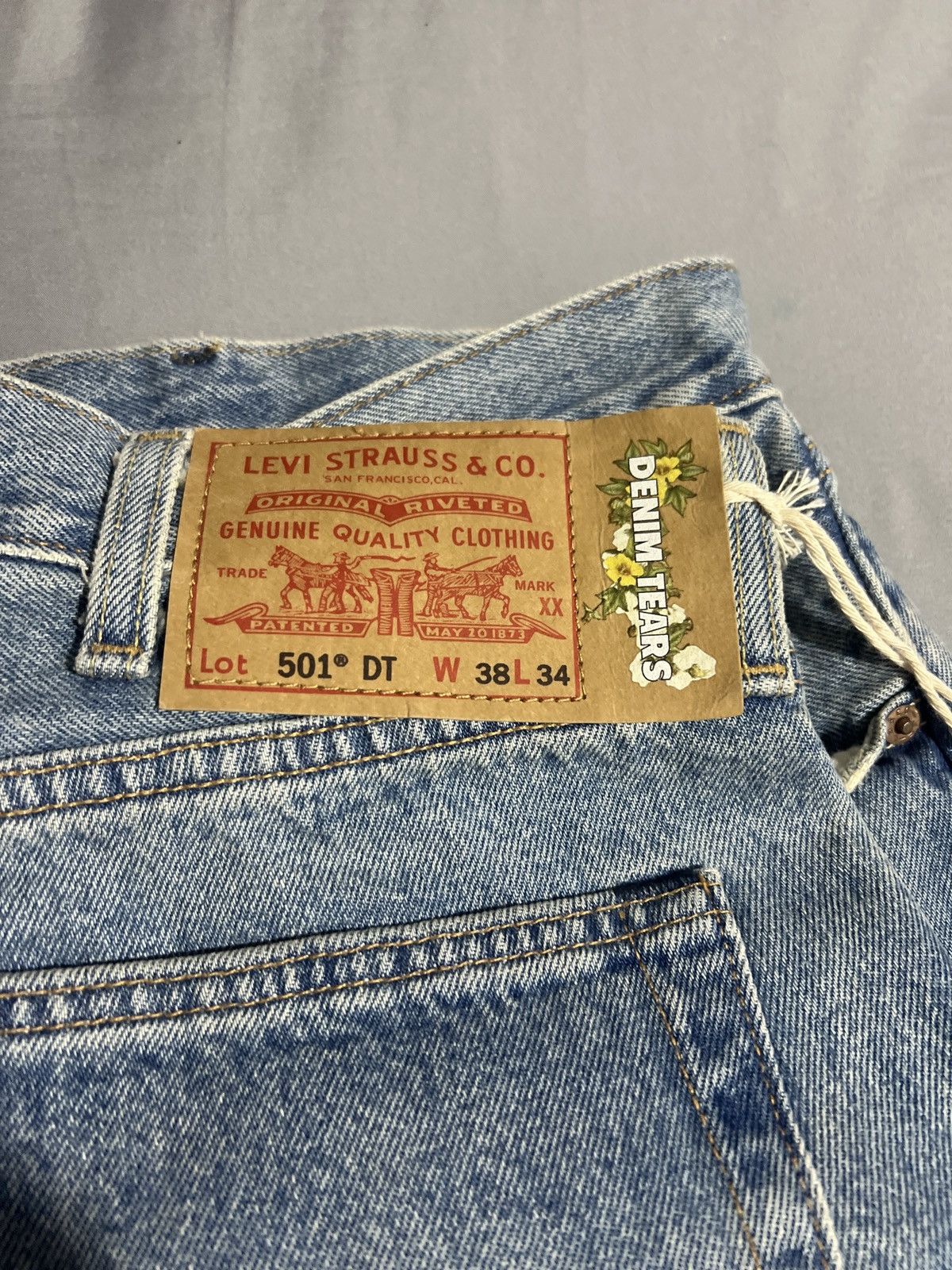 DENIM TEARS × Levi's Denim Tears Cotton Wreath Jean Size US 38 / EU 54 - 8 Thumbnail