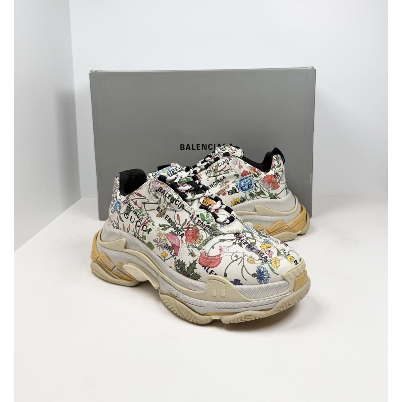Gucci Size 41EU/8US - Gucci x Balenciaga Hacker Project Triple S Size US 8 / EU 41 - 2 Thumbnail
