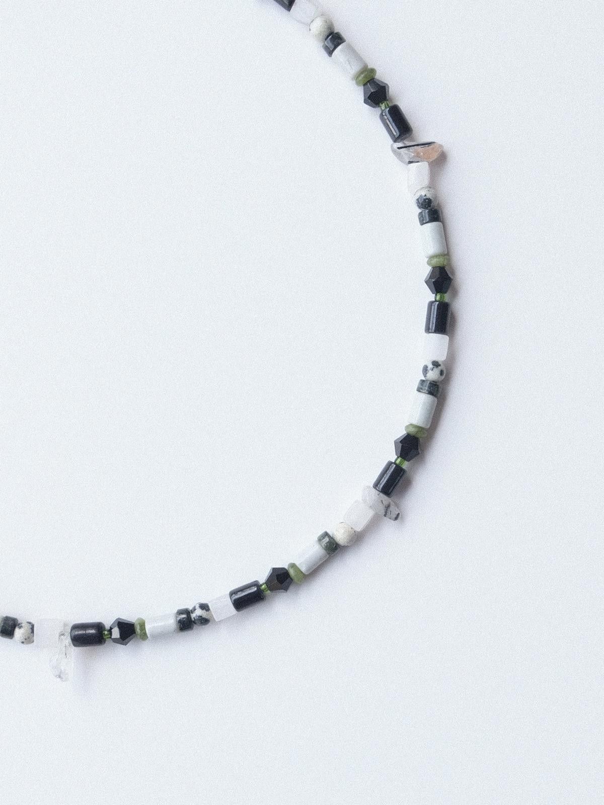 Handmade Jade Quartz Natural Stone Handmade Beaded Necklace 16.1in Size ONE SIZE - 7 Thumbnail