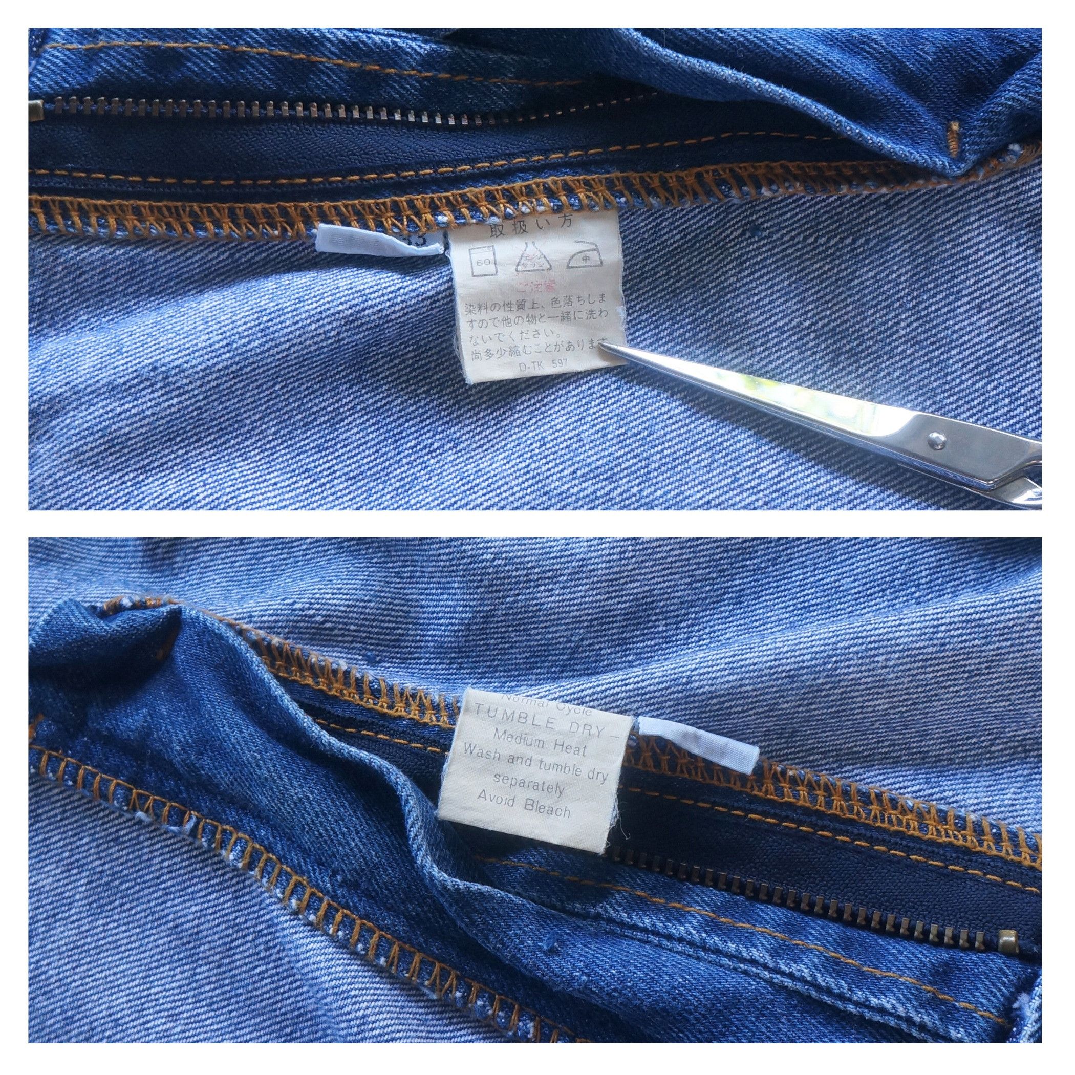 Lee LEE Baggy High Waisted Blue Jeans Size US 33 - 8 Thumbnail