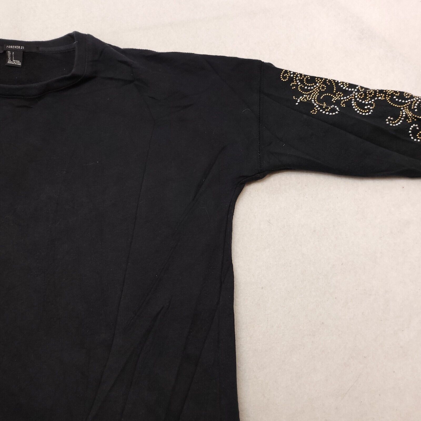 Forever 21 Forever 21 Casual Pullover T Shirt Womens Size Small S Black Size S / US 4 / IT 40 - 5 Thumbnail
