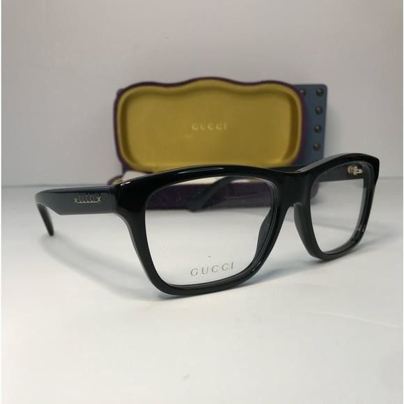 Gucci 💯 - New Authentic Gucci GG1177O Eyeglasses 004 - Black - T Size ONE SIZE - 4 Thumbnail