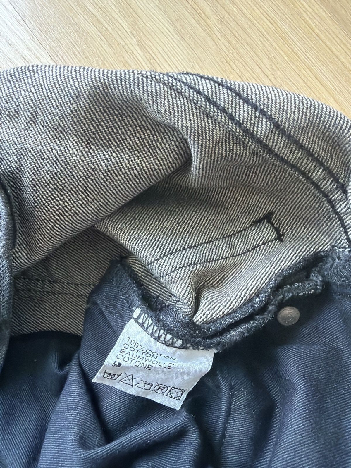 Dior Hedi Slimane Era Dior Homme waxed jeans Size US 31 - 3 Thumbnail