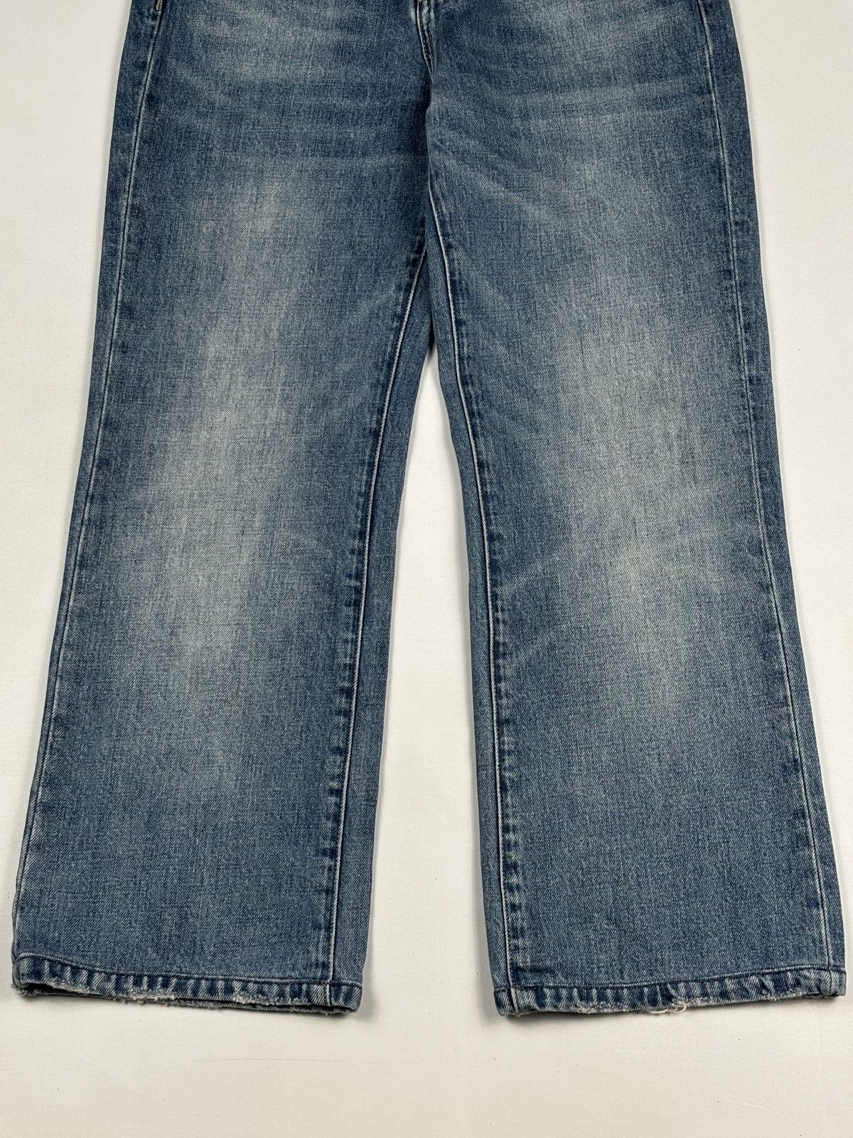 Celine Hedi Slimane - S/S 2020 Union Washed Flared Jeans Size 27" / US 4 / IT 40 - 3 Thumbnail