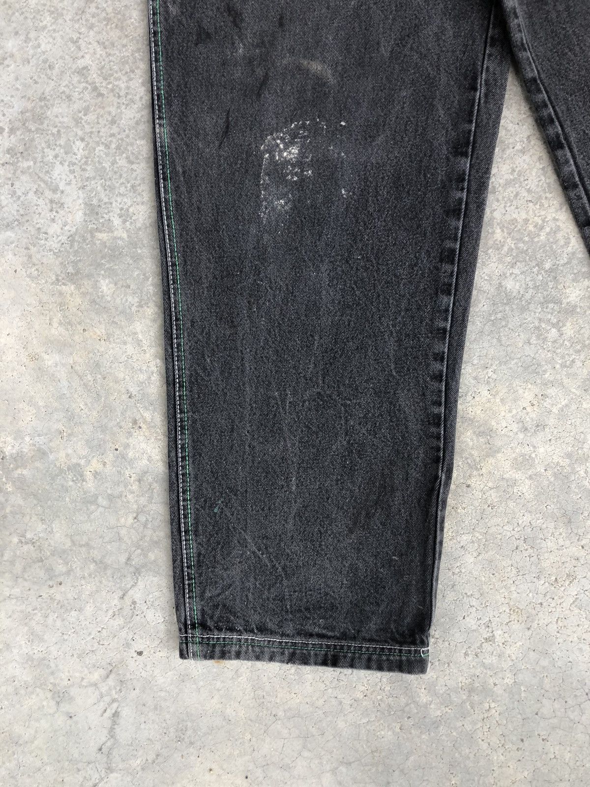 Vintage Risk Baggy Jeans Distressed Denim Size US 34 / EU 50 - 6 Thumbnail