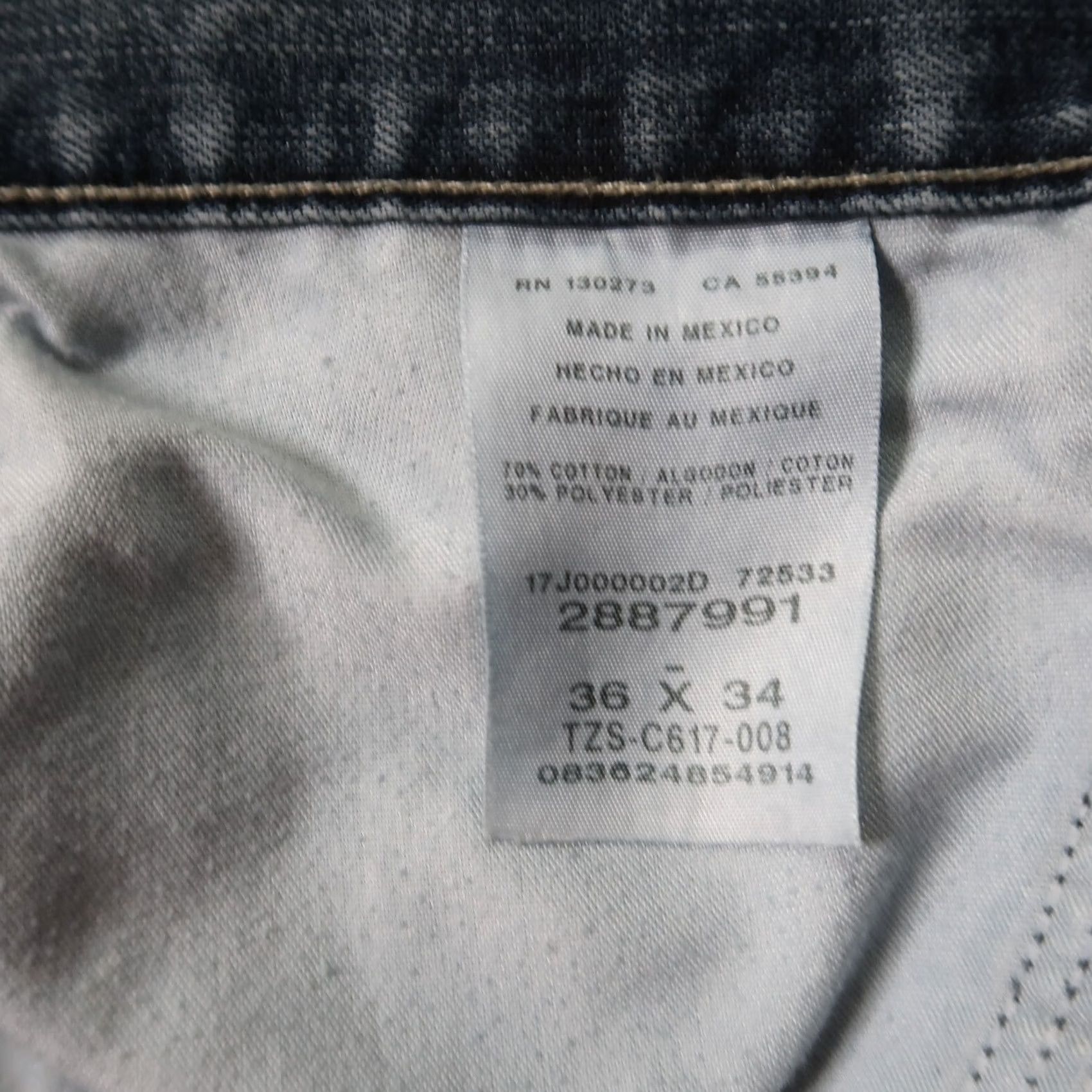 Lee Lee Carpenter Jeans Men 36x34 Distressed Denim Straight 5-Pocket Relaxed Blue Vintage? No Size US 36 / EU 52 - 6 Thumbnail