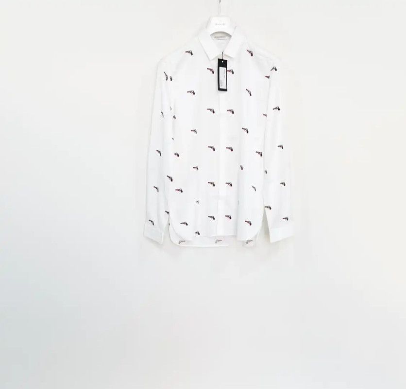 NeIL BarreTT White Long Sleeve Shirt 0089
