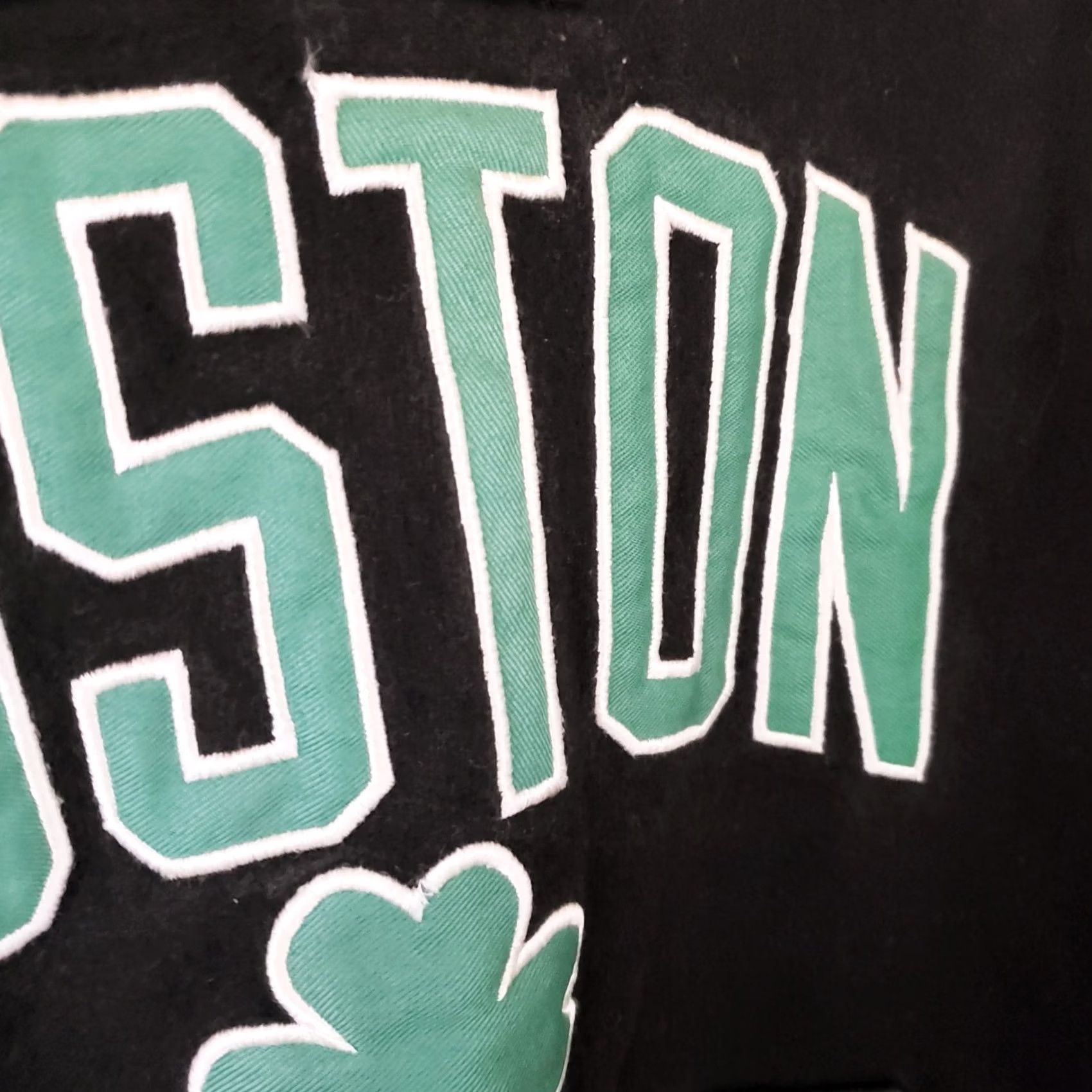 Vintage VINTAGE Bay State Apparel Boston Celtics NBA Black Hoodie Sweatshirt Lace Up Mens XL Size US XL / EU 56 / 4 - 5 Thumbnail