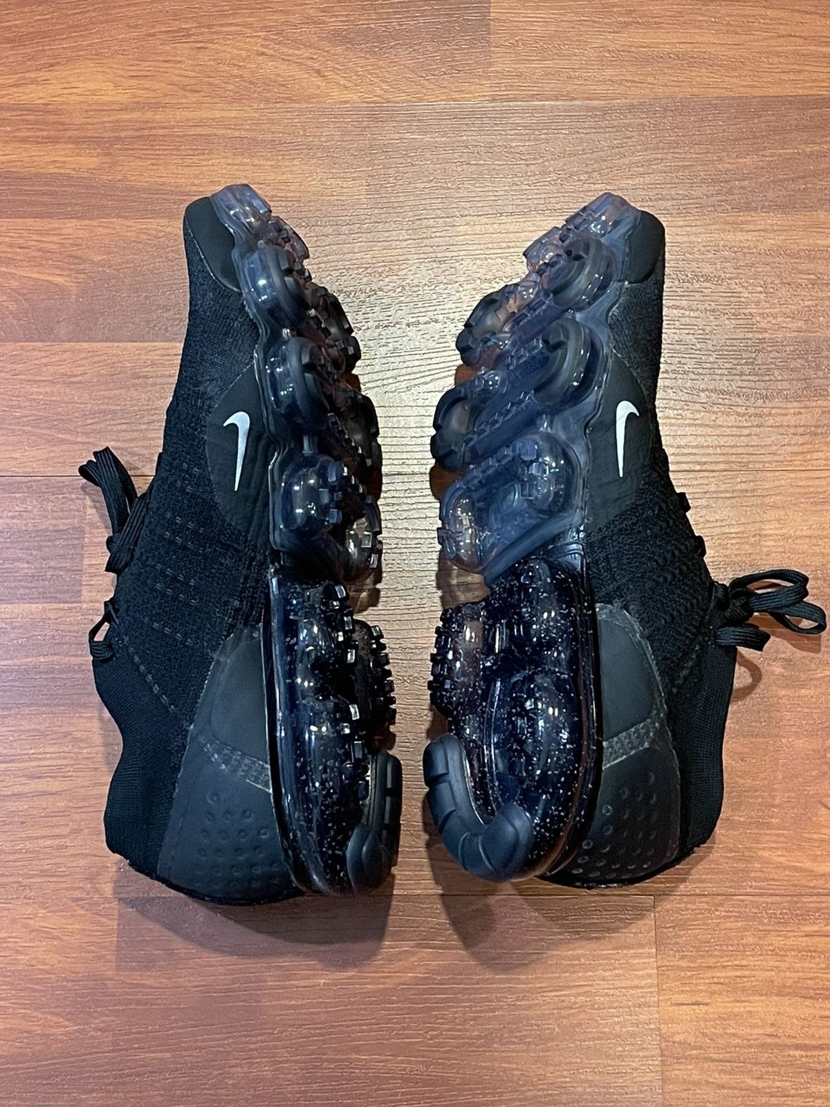 Nike Nike Air VaporMax Flyknit Gator ISPA Black Silver sz mens 10 Size US 10 / EU 43 - 9 Thumbnail
