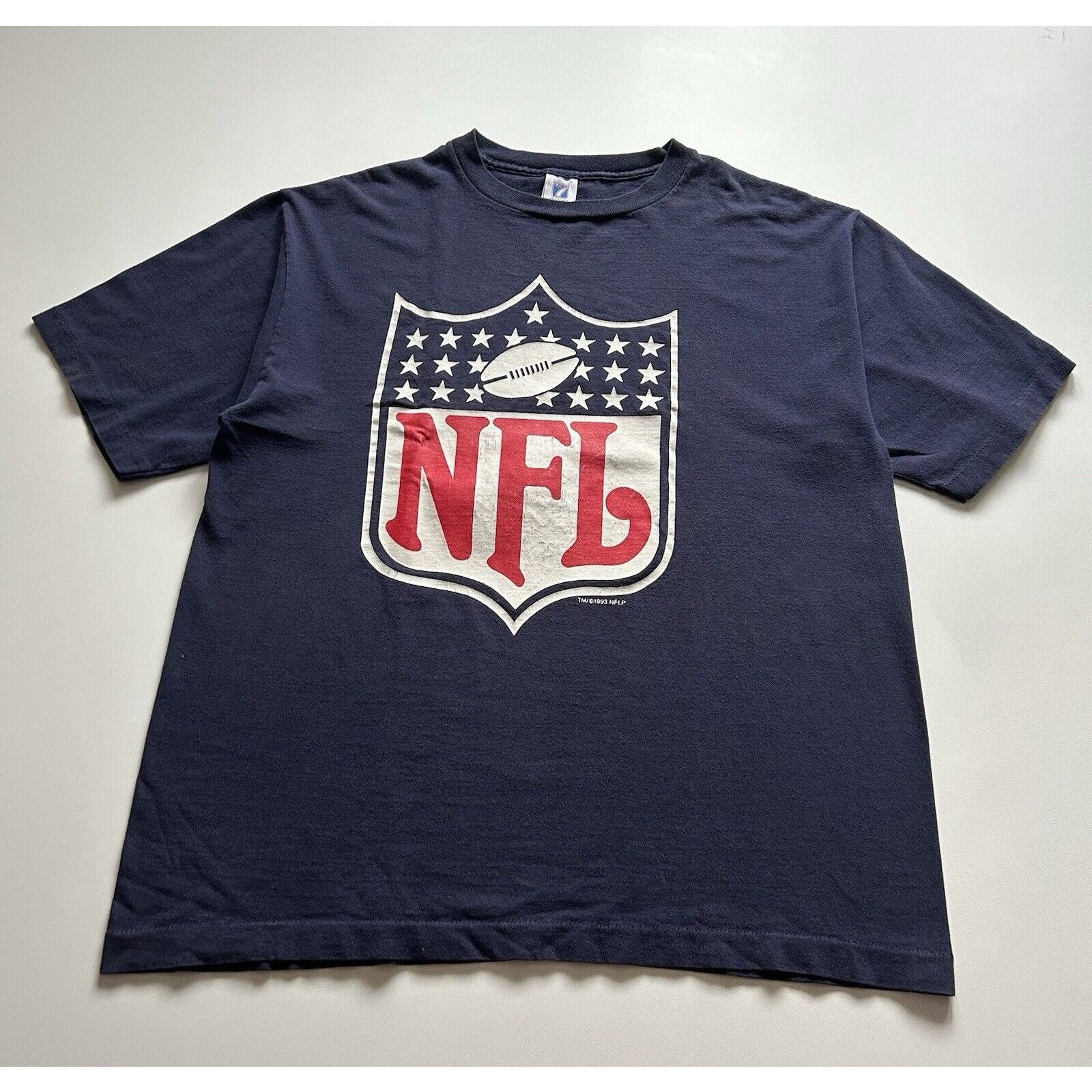 Logo 7 Vintage 90s NFL Logo 7 Football T Shirt XL Made In USA Rare Size US XL / EU 56 / 4 - 10 Thumbnail