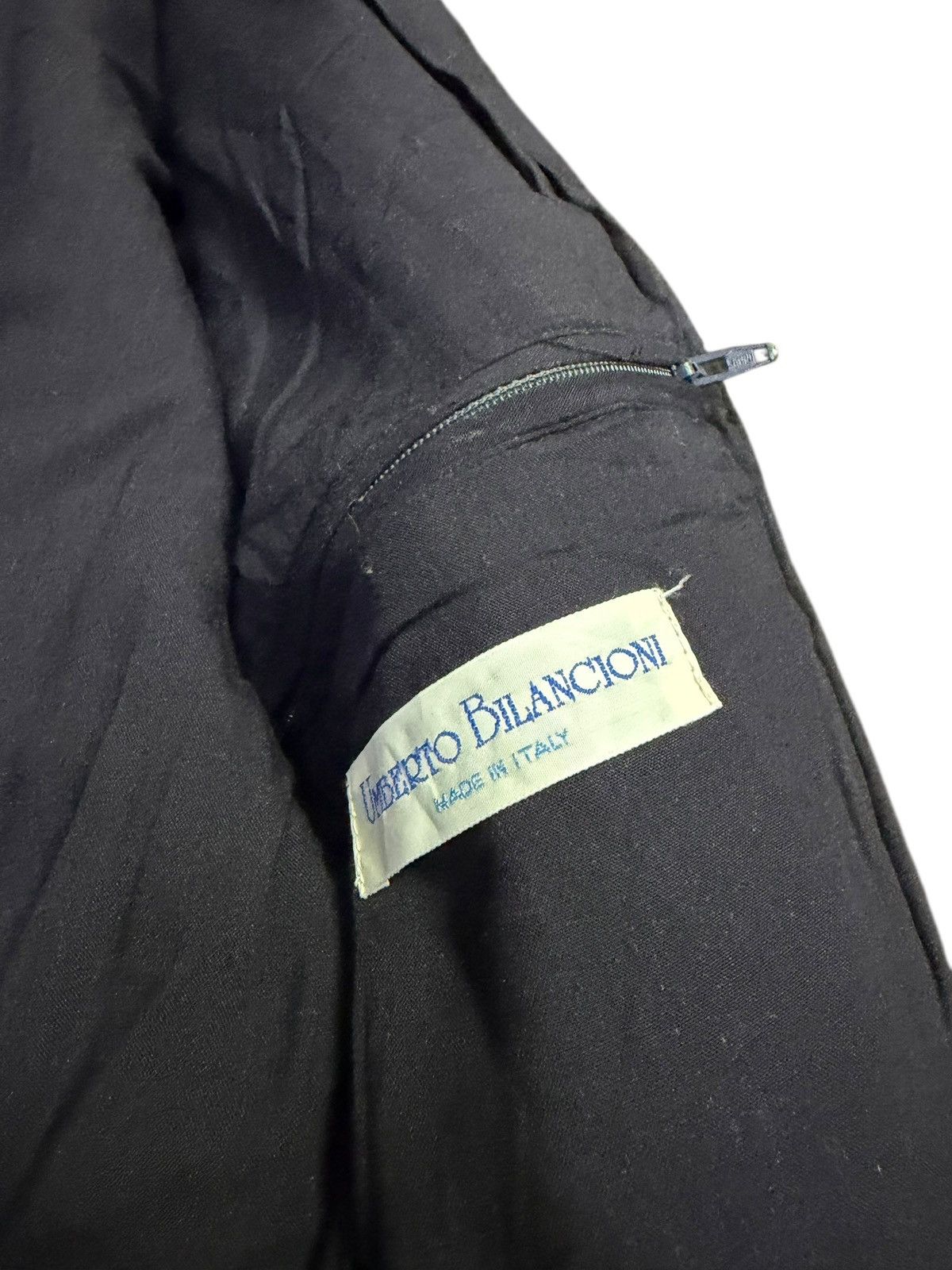 Vintage Vintage Luxury Umberto Bilancioni Bomber Jacket Half Skin Size US M / EU 48-50 / 2 - 5 Thumbnail