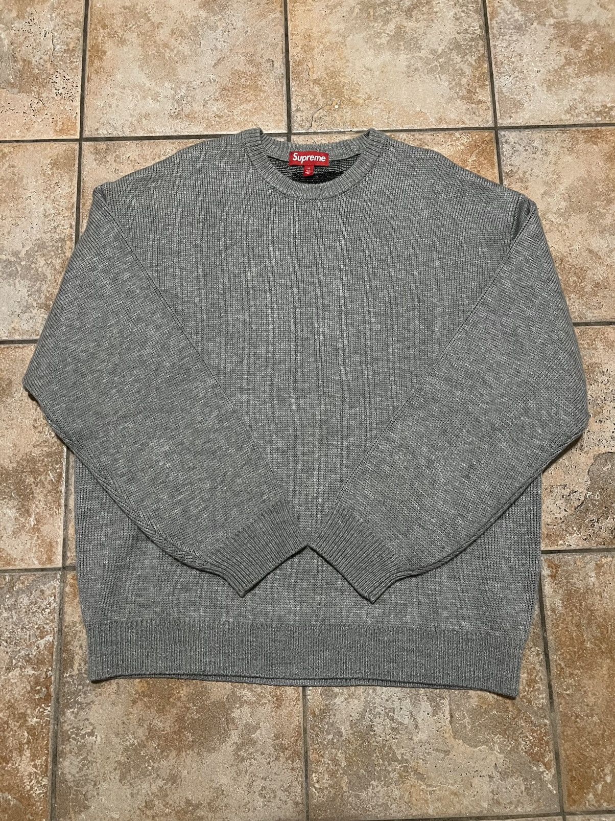 Supreme × Thrasher Supreme Trasher Sweater. Heather Grey XL Size US XL / EU 56 / 4 - 2 Thumbnail