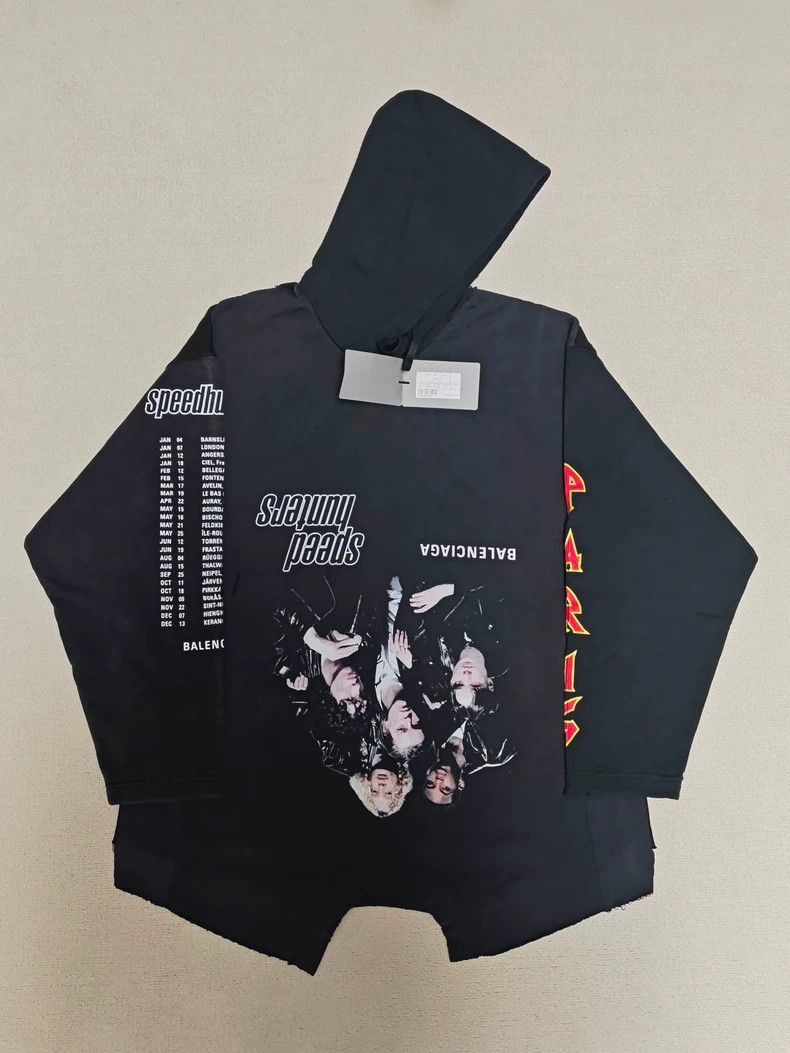 Balenciaga Balenciaga inverted portrait SpeedHunters hooded sweater-25 Size US M / EU 48-50 / 2 - 1 Thumbnail