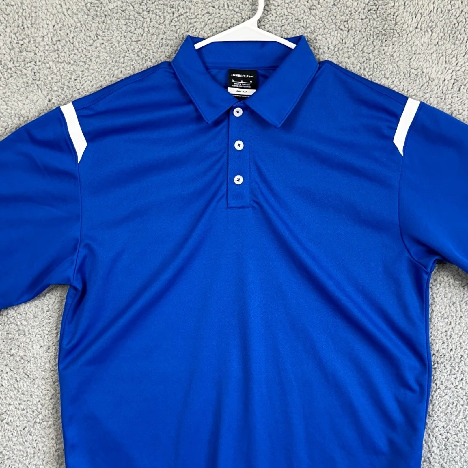 Nike Nike Dri Fit Shirt Golf Polo Mens Medium Blue Short Sleeve Outdoor Casual RugbyGolfer Size US M / EU 48-50 / 2 - 2 Thumbnail