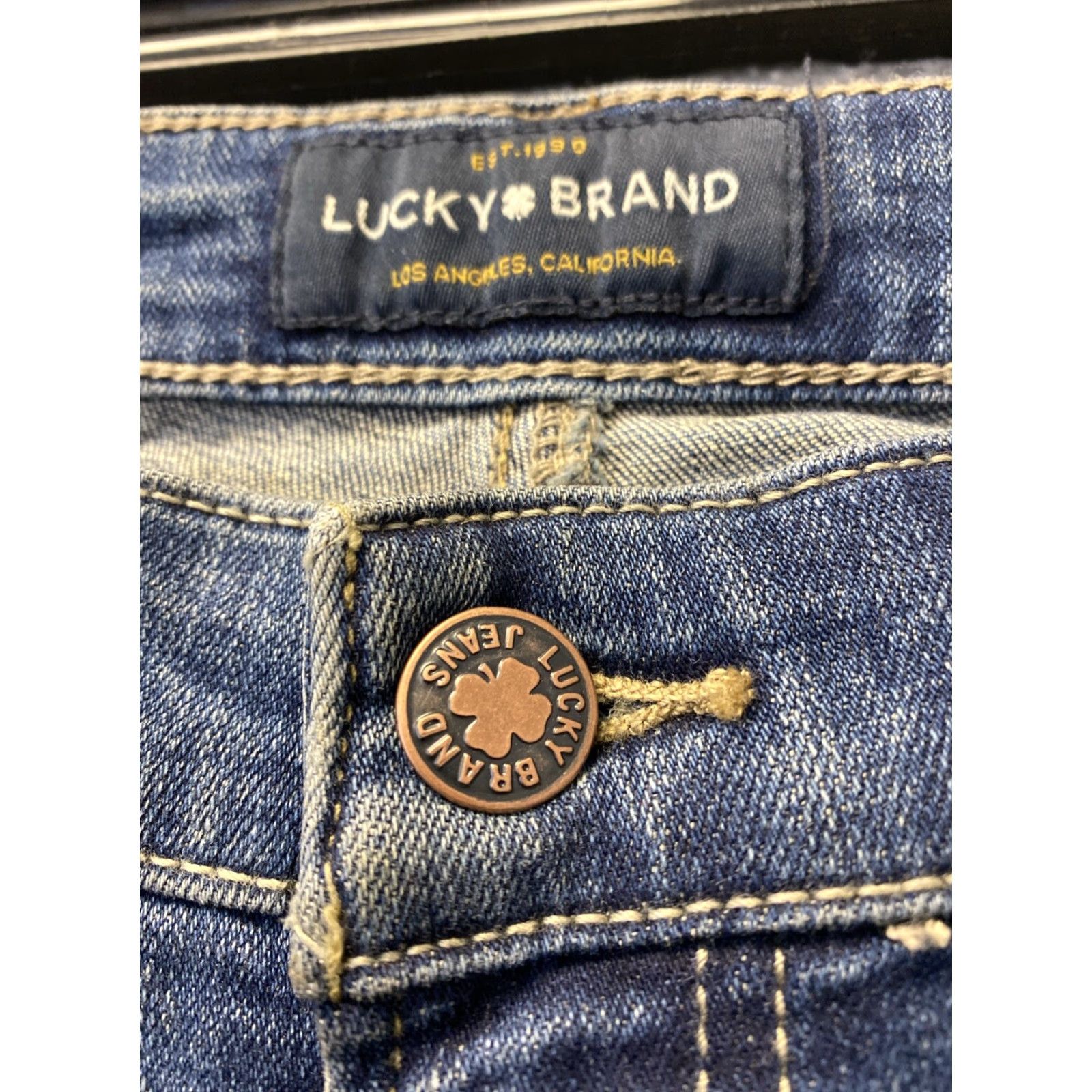 Lucky Brand Lucky Brand Jeans Women's Slim Straight Blue 30x30 Regular 30 in / 4/27 EUC Size 30" / US 8 / IT 44 - 3 Thumbnail