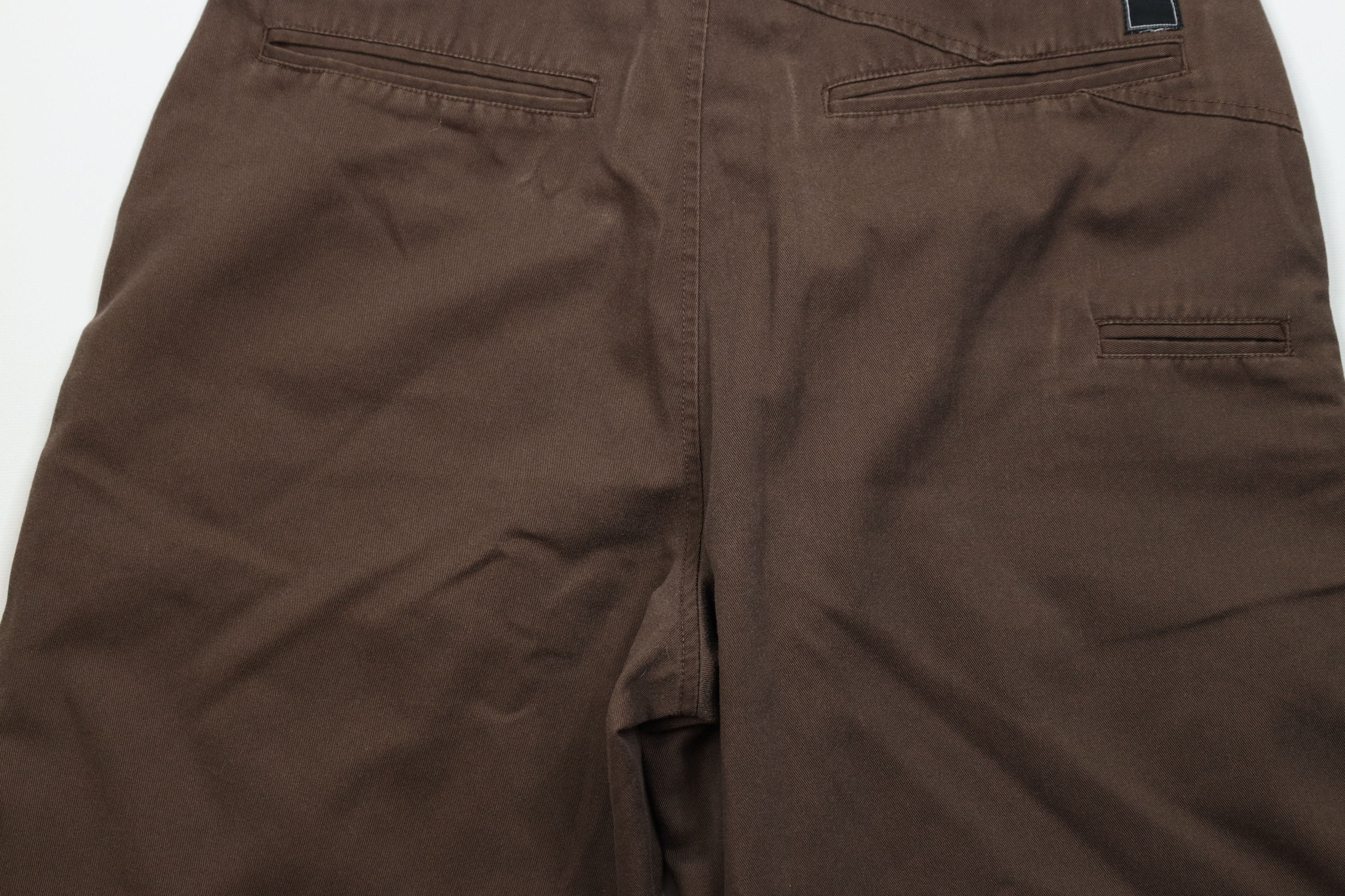 Volcom Vintage 90s Y2K Volcom Stone Skateboard Shorts Brown Cotton Size US 31 - 11 Thumbnail