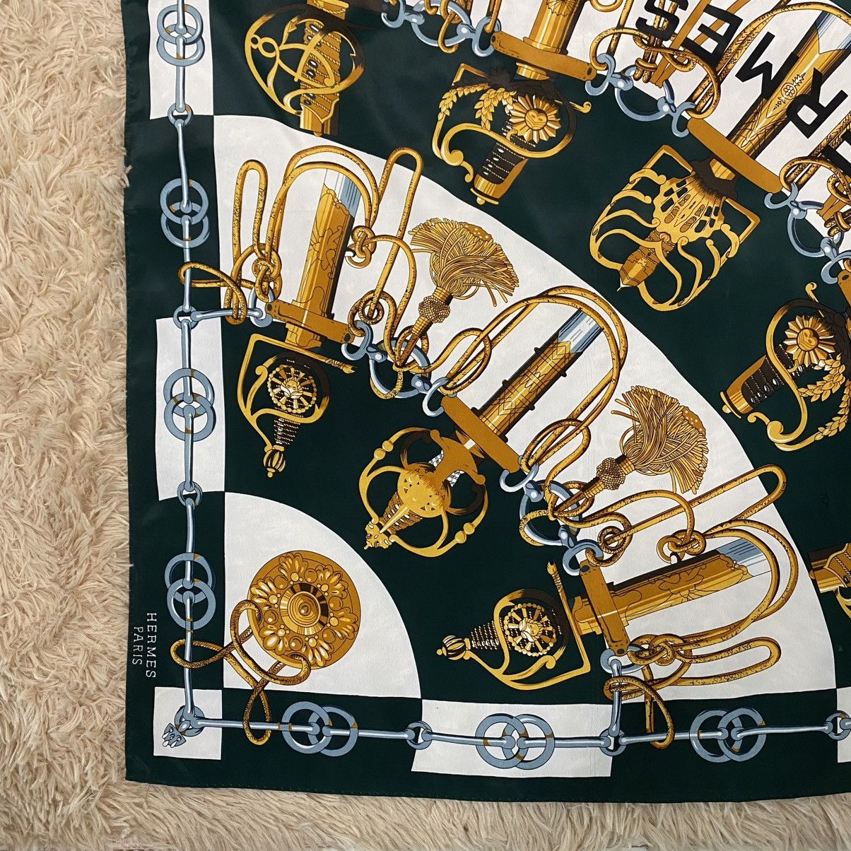 Hermes 🔥VINTAGE SCARVES HERMES SILK MADE IN FRANCE Size ONE SIZE - 5 Thumbnail