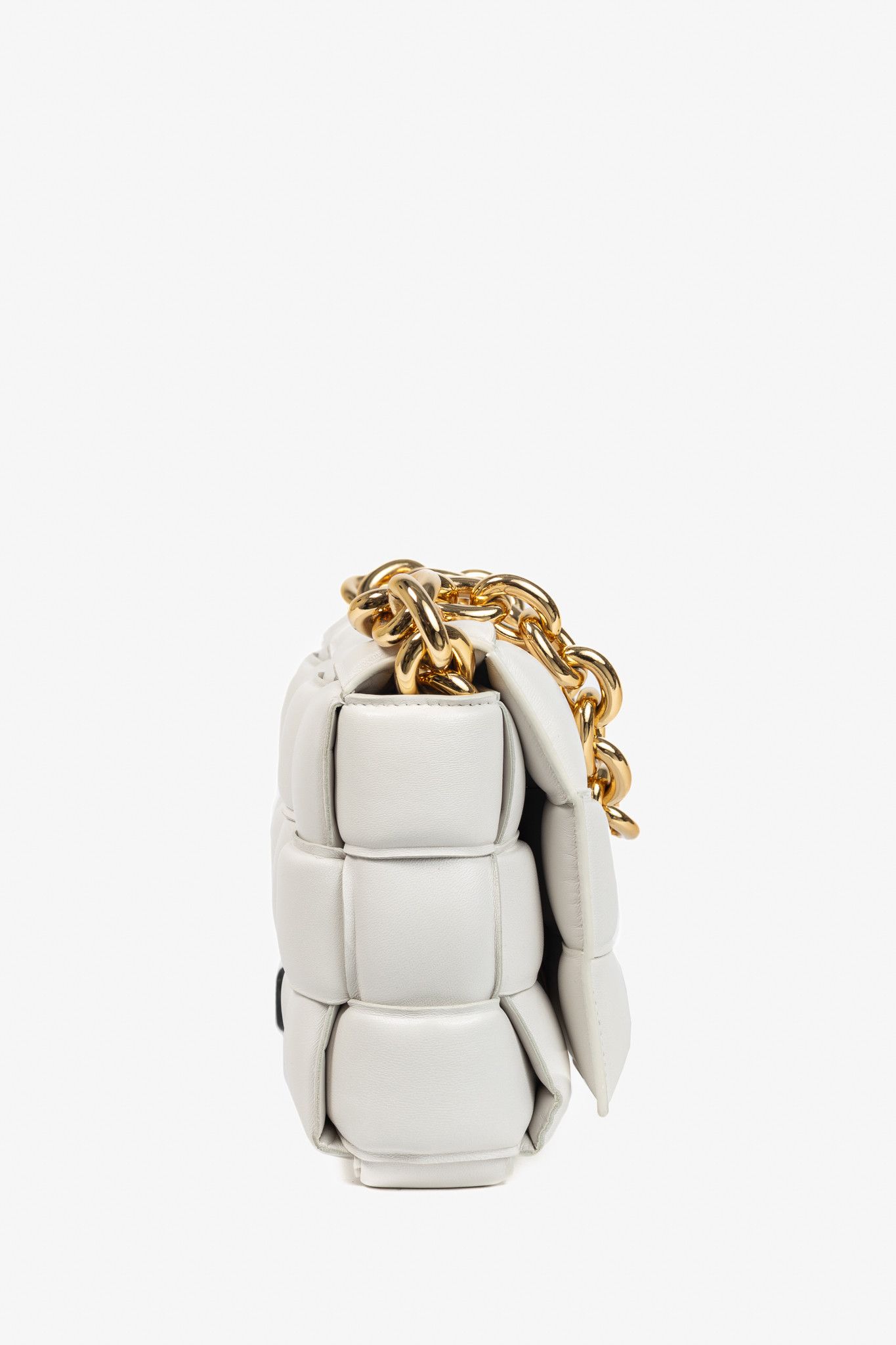 Bottega Veneta Bottega Veneta Maxi Chain Cassette Intreccio-Lambskin Bag Size ONE SIZE - 3 Thumbnail