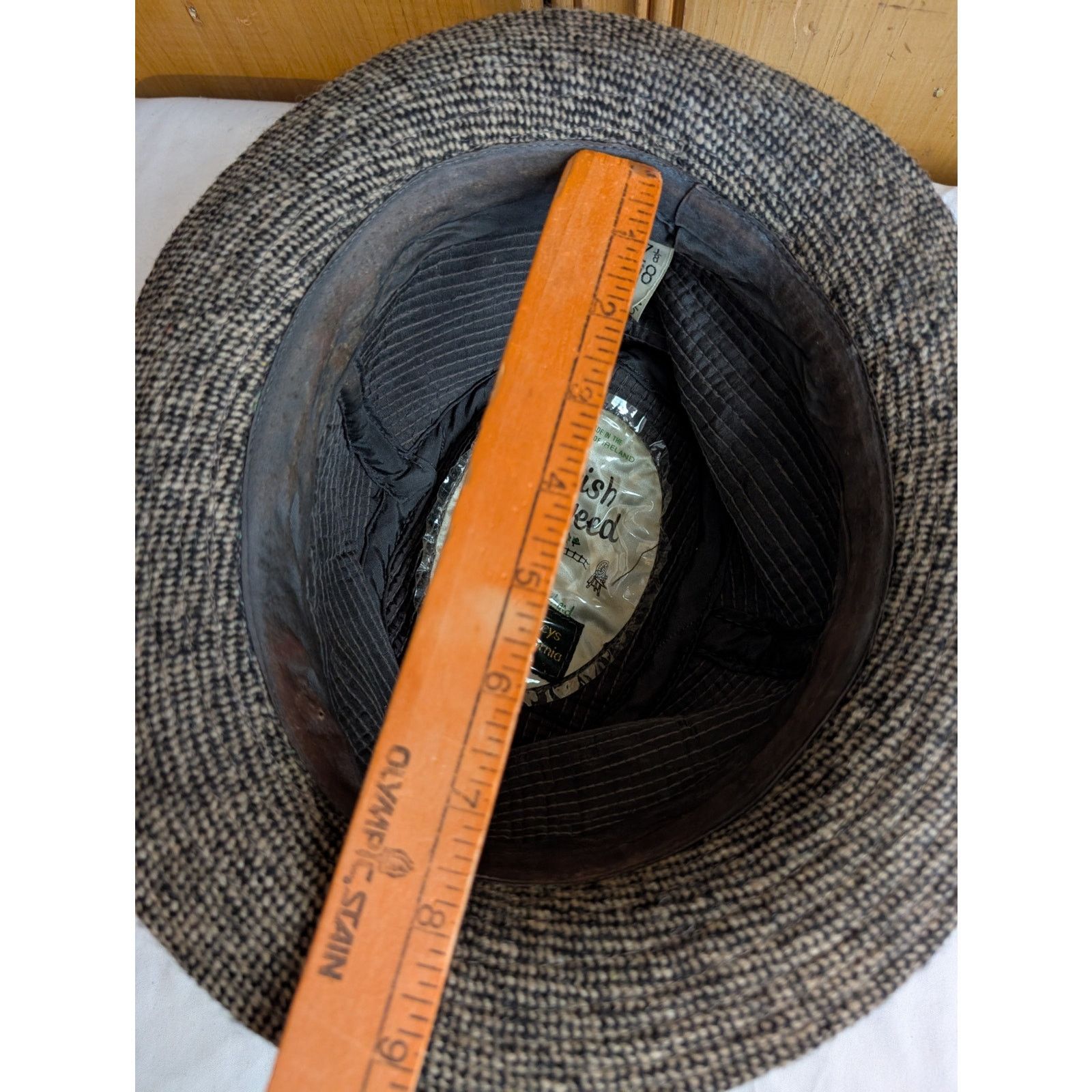 Club Room Vintage Johnathan Richard Wool Irish Tweed Hat 7 1/8 Macys Size ONE SIZE - 6 Thumbnail
