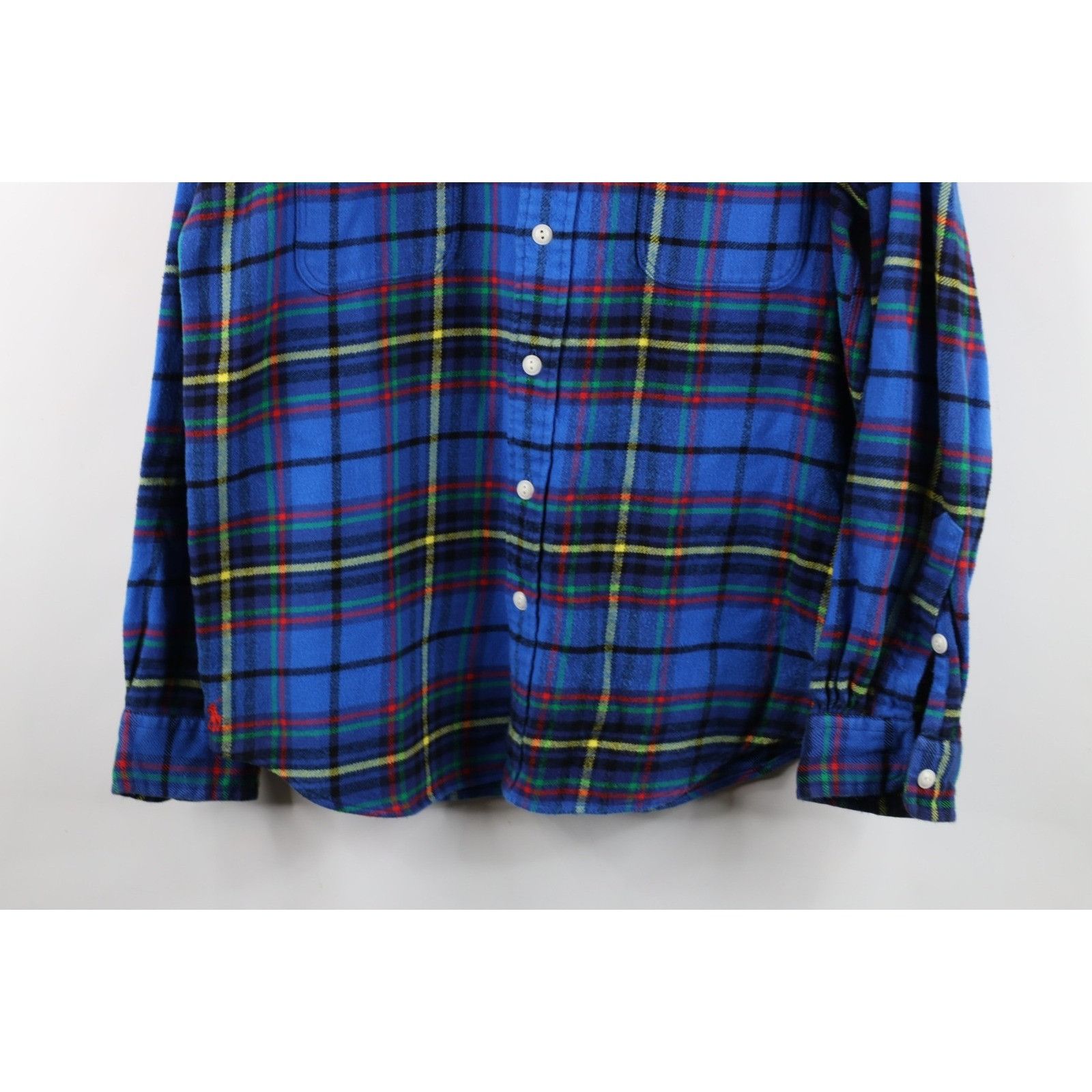 Polo Ralph Lauren Vintage Ralph Lauren Rainbow Plaid Flannel Button Shirt Size US L / EU 52-54 / 3 - 3 Thumbnail