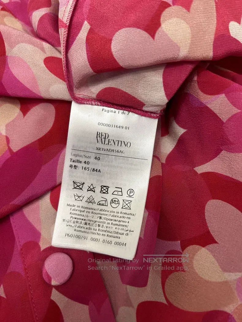 Valentino Valentino Love print dress Size S / US 4 / IT 40 - 7 Thumbnail