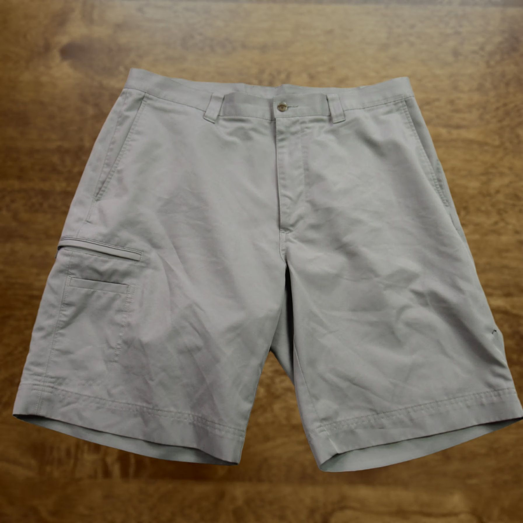 Callaway Callaway Shorts Mens 36 Gray Pockets Button Lightweight Outdoors Chino Size US 36 / EU 52 - 1 Thumbnail