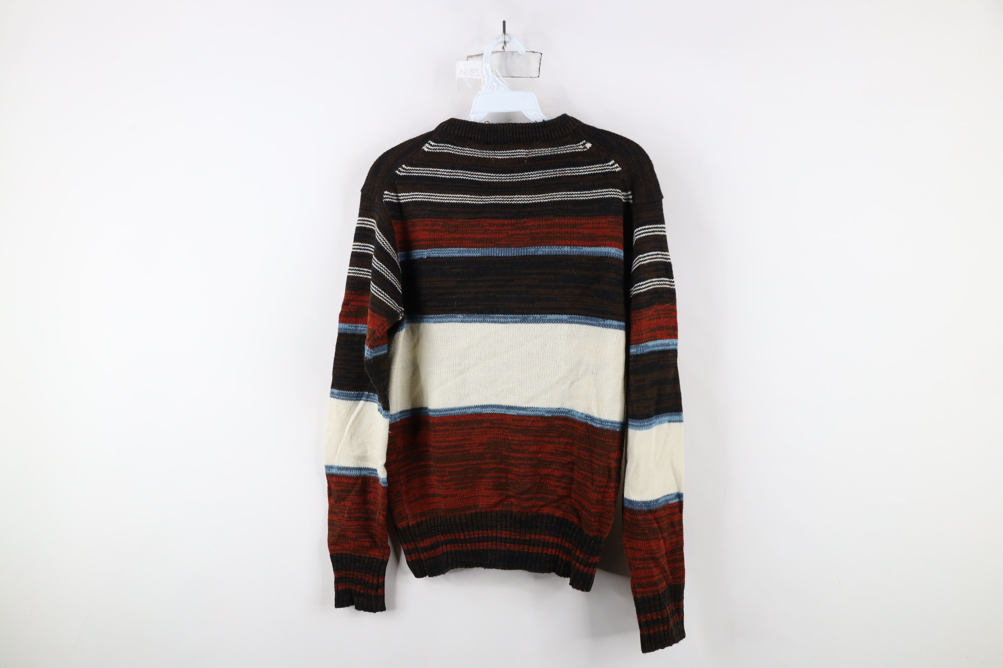 Vintage Vintage 70s Streetwear Southwestern Knit Crewneck Sweater Size M / US 6-8 / IT 42-44 - 7 Thumbnail