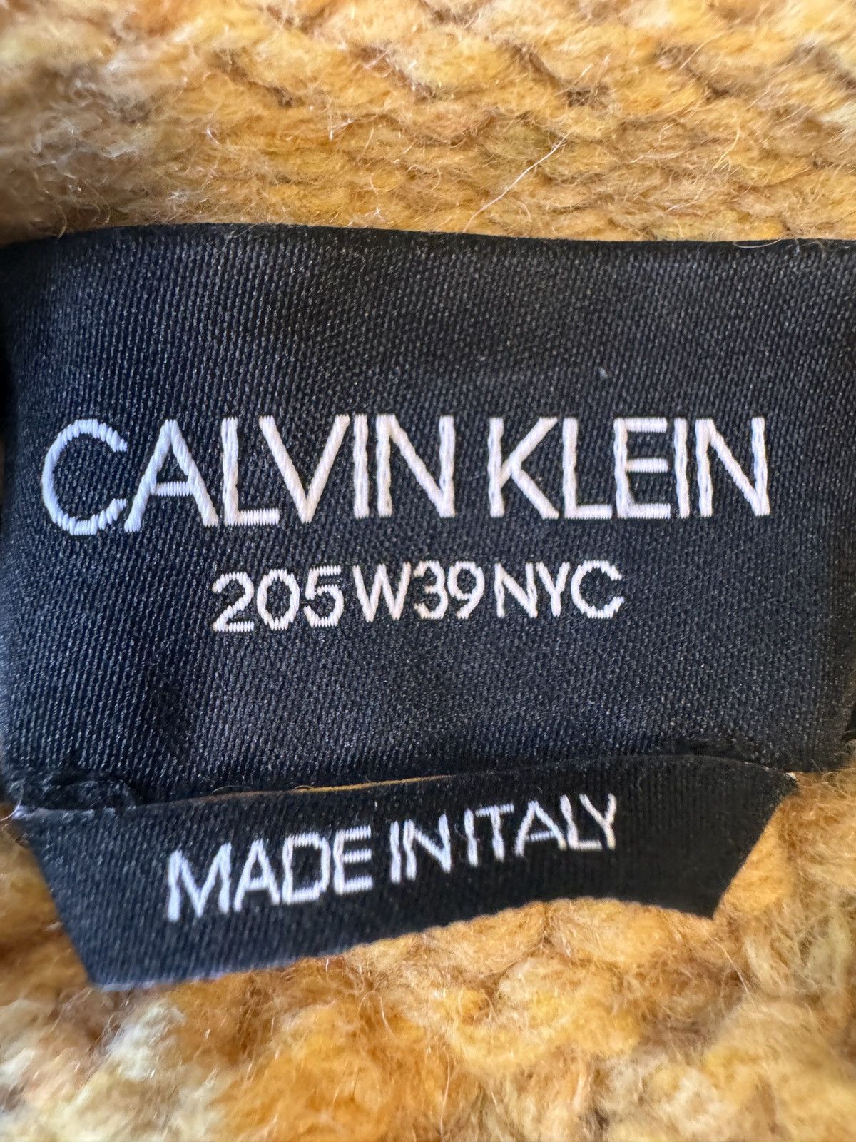 Raf Simons Oversized Wool reverse intarsia yellow black sweater Size US M / EU 48-50 / 2 - 4 Thumbnail