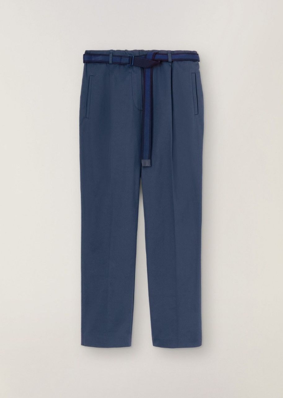 image of Loro Piana O1Srvl11E0424 Trouser In Navy Blue, Women's (Size 26)