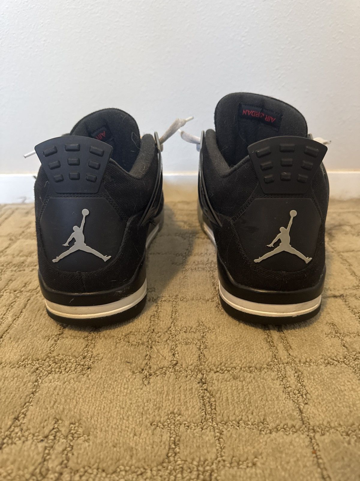 Jordan Brand Jordan 4 Black Canvas Size US 15 / EU 48 - 3 Thumbnail