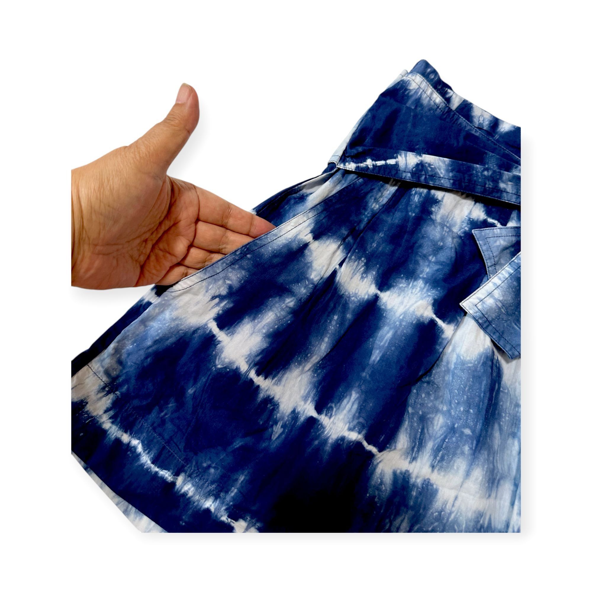 Ulla Johnson Ulla Johnson Paloma Short, Size 12, Indigo Tie Dye, New with Size 34" / US 12 / IT 48 - 11 Thumbnail