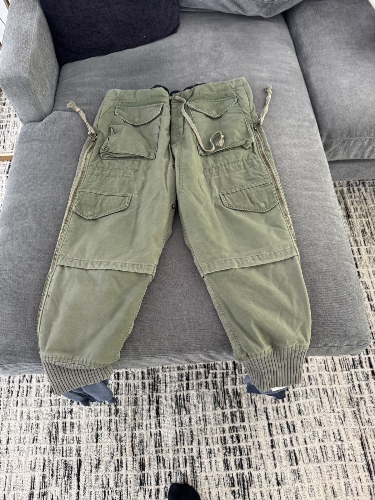 Greg Lauren Greg Lauren Military Zip Lounge Pants Size US 36 / EU 52 - 1 Thumbnail