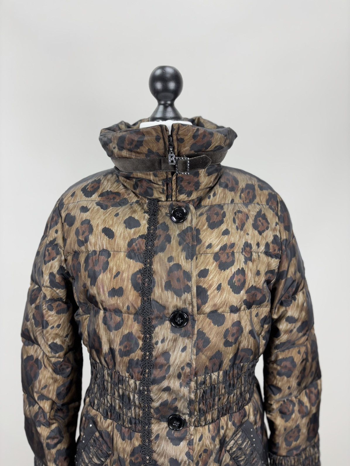 Bogner × Designer Womens parka puffer coat Sonia Bogner Size L Color Brown Size L / US 10 / IT 46 - 4 Thumbnail