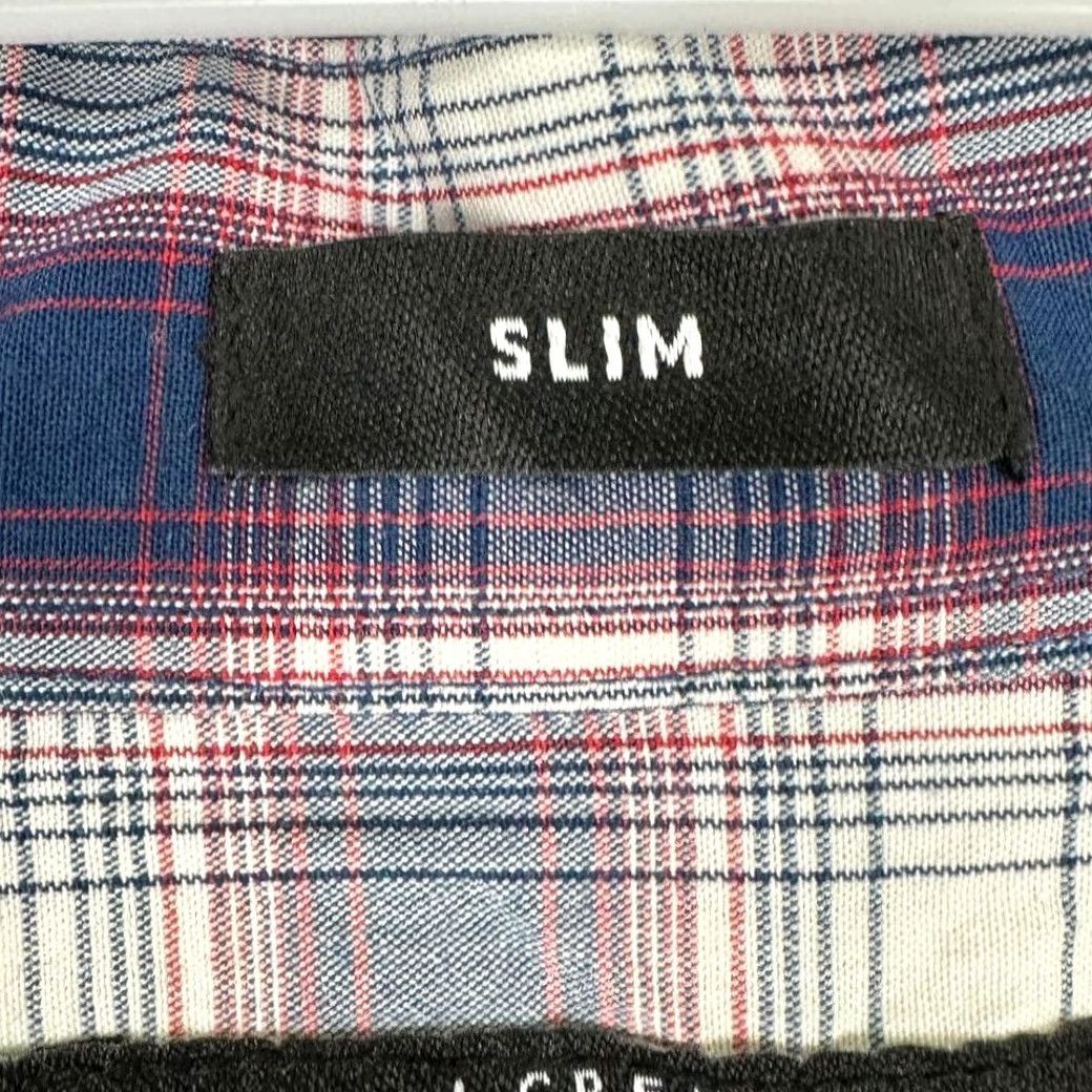 J.Crew J.CREW Mercantile Flex Button-Down Shirt Men Large Plaid Blue Red Slim Fit Button-Up Shirt Size US L / EU 52-54 / 3 - 5 Thumbnail