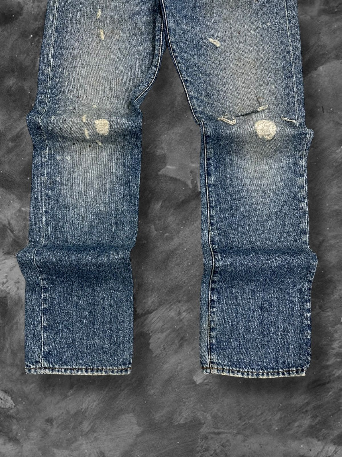 Japanese Brand Vintage 90s Designer Japan In The Attic Splash Grunge Denim Size US 30 / EU 46 - 5 Thumbnail
