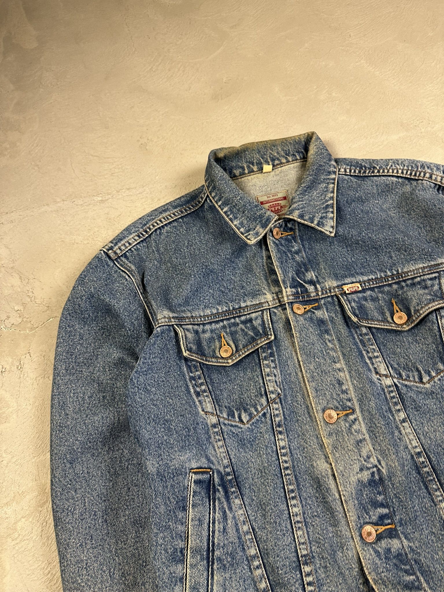 Vintage 90s Vintage Workwear Denim Trucker Jacket Size US M / EU 48-50 / 2 - 6 Thumbnail