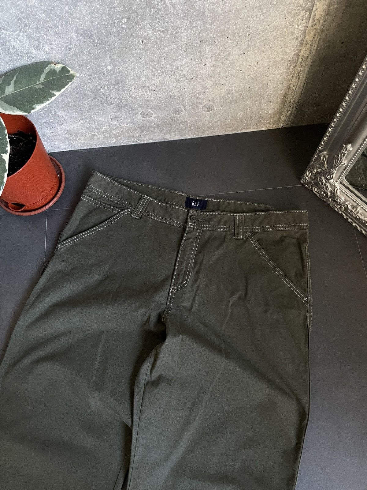 Gap Vintage Gap Japanese Flared Carpenter Pants Carhartt style Size US 34 / EU 50 - 3 Thumbnail