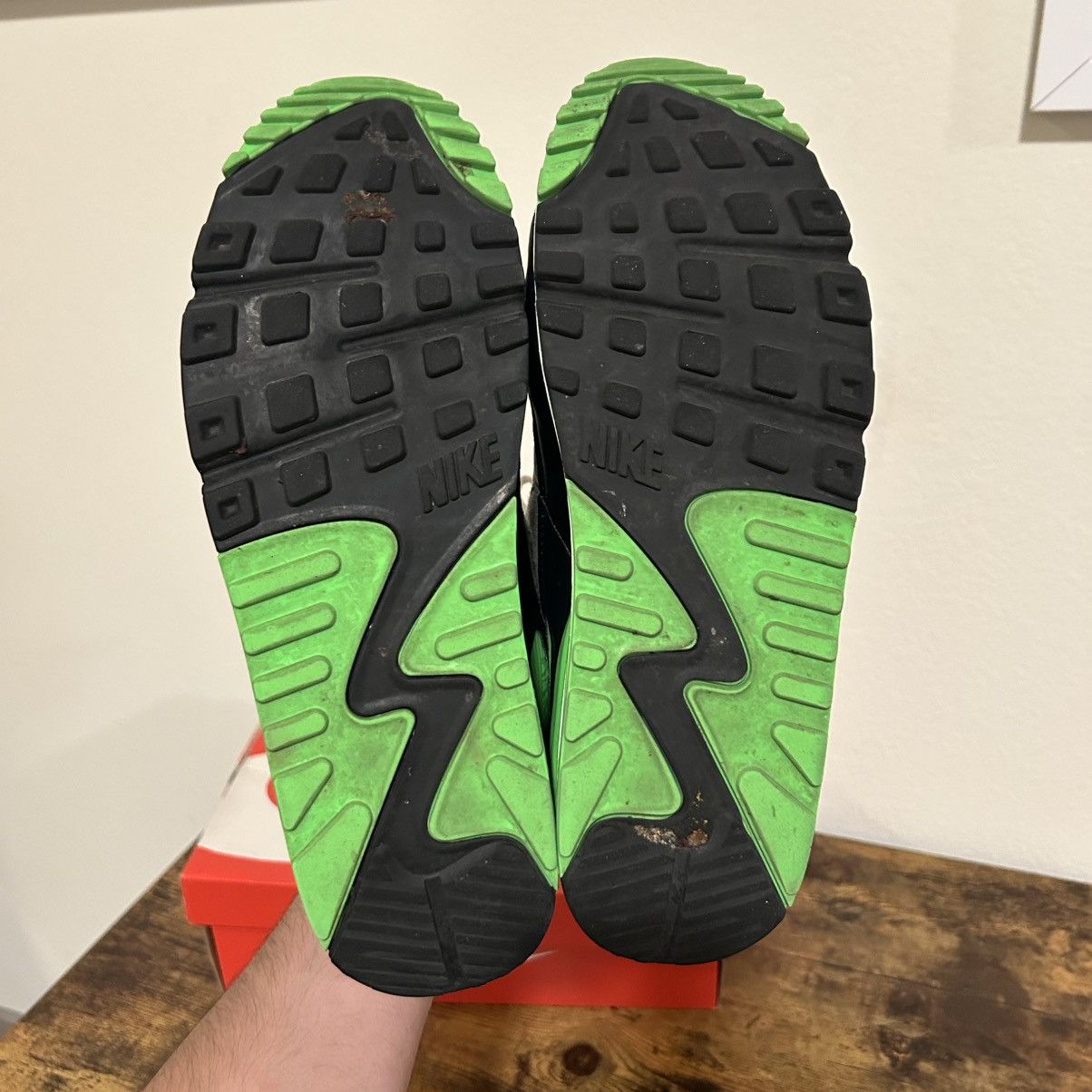 Nike 2020 Nike air max 90 recraft OG lime green Size US 12 / EU 45 - 6 Thumbnail