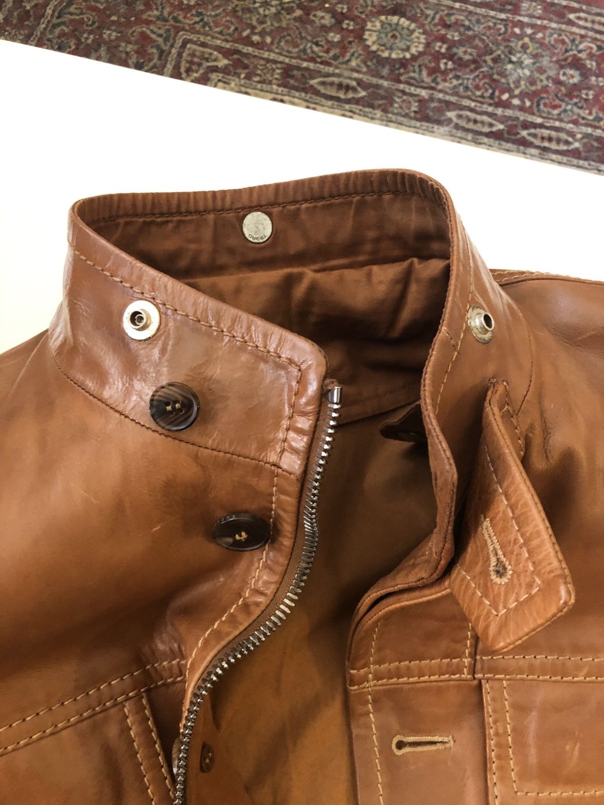 Gucci GUCCI by TOM FORD 2000’s leather safari jacket Size US M / EU 48-50 / 2 - 5 Thumbnail
