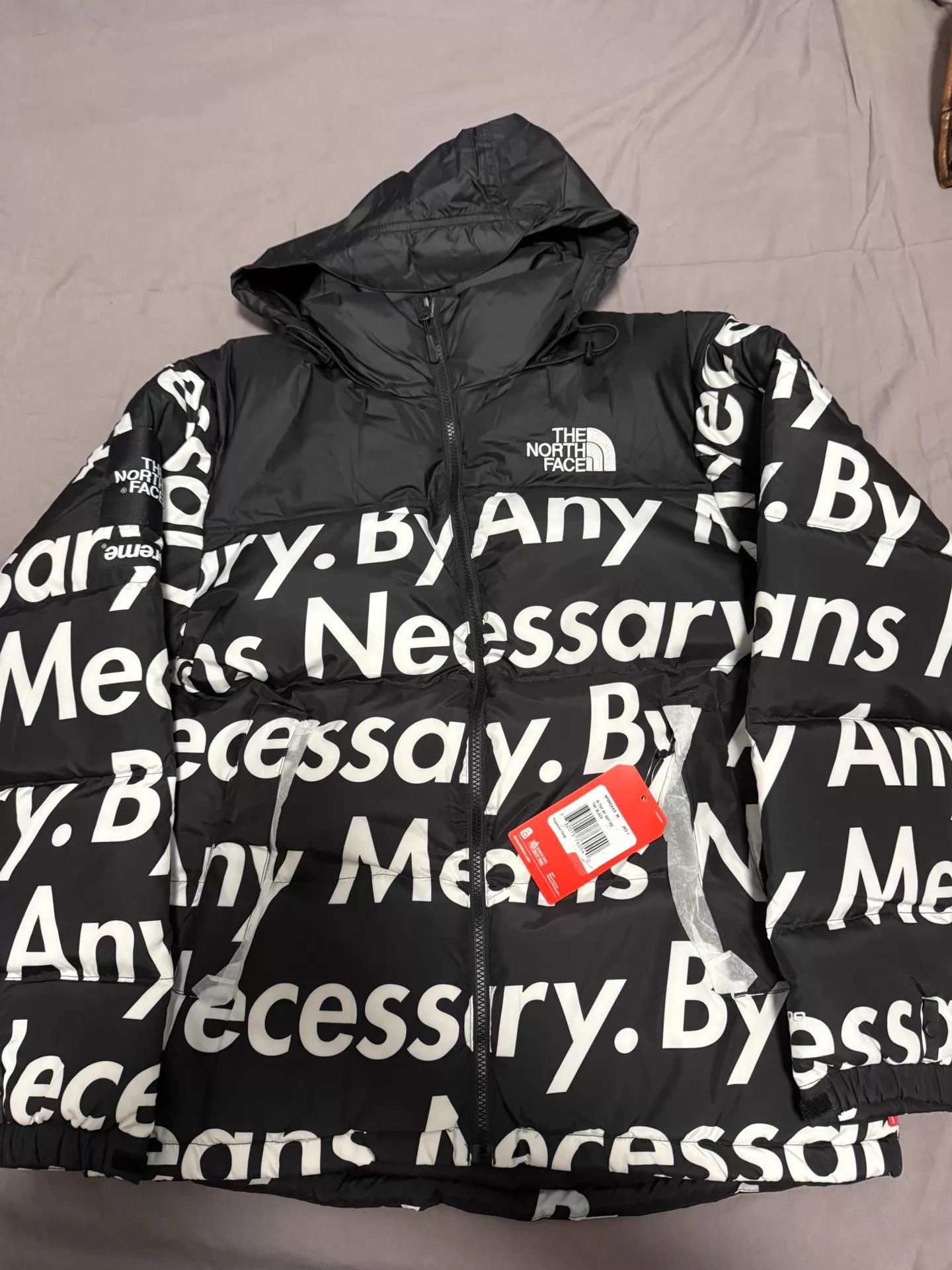 Supreme Supreme down jacket black M new rare reversed sleeve tag Size US M / EU 48-50 / 2 - 1 Thumbnail