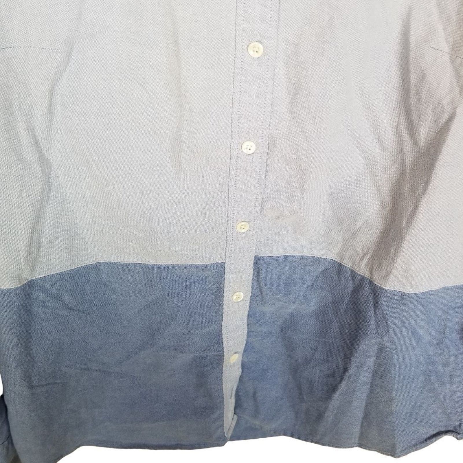 J.Crew J. Crew Womens Colorblock Oxford Shirt 4 Boy Fit Preppy Size S / US 4 / IT 40 - 4 Thumbnail